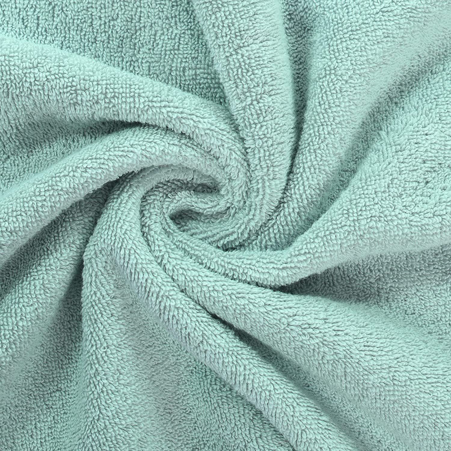 Serie, Bade-Handtuchset Set als livessa Baumwolle Mint (4-St), im Badetücher Handtücher Badetücher 100% und Set,