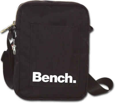 Bench. Umhängetasche »D2OTI304S Bench sportliche MiniBag Umhängetasche« (Umhängetasche), Damen, Jugend Tasche aus Nylon, Größe ca. 14cm in schwarz