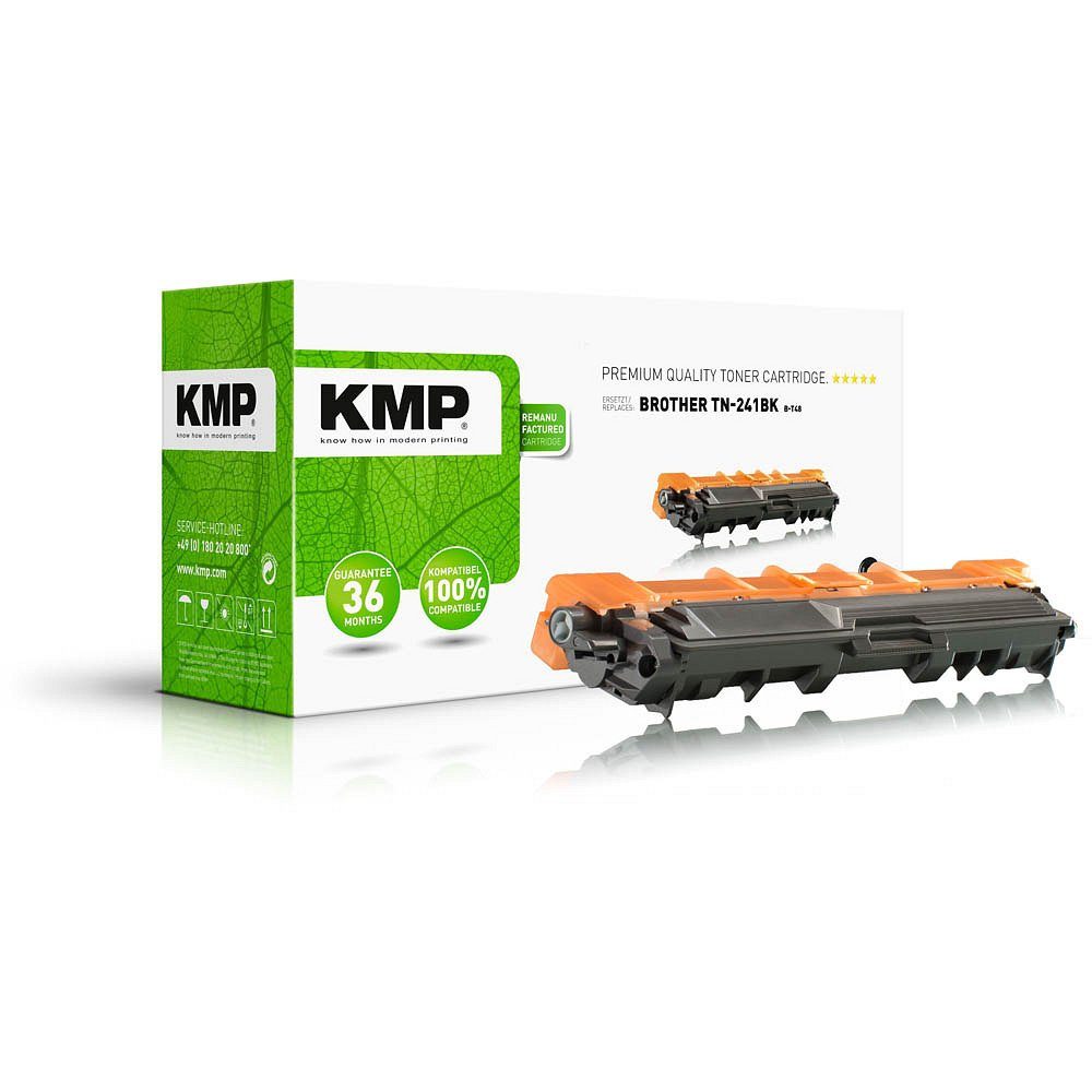 KMP Tonerkartusche 1 Toner B-T48 ERSETZT Brother TN-241 - black, (1-St) schwarz