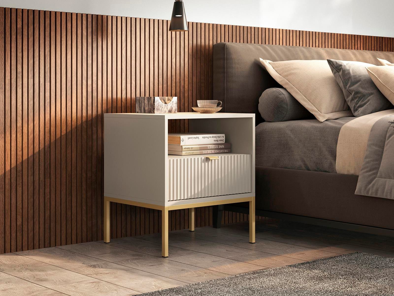 Compleo Nachttisch Nachtschrank NANCY, Nachttisch mit günstig online kaufen
