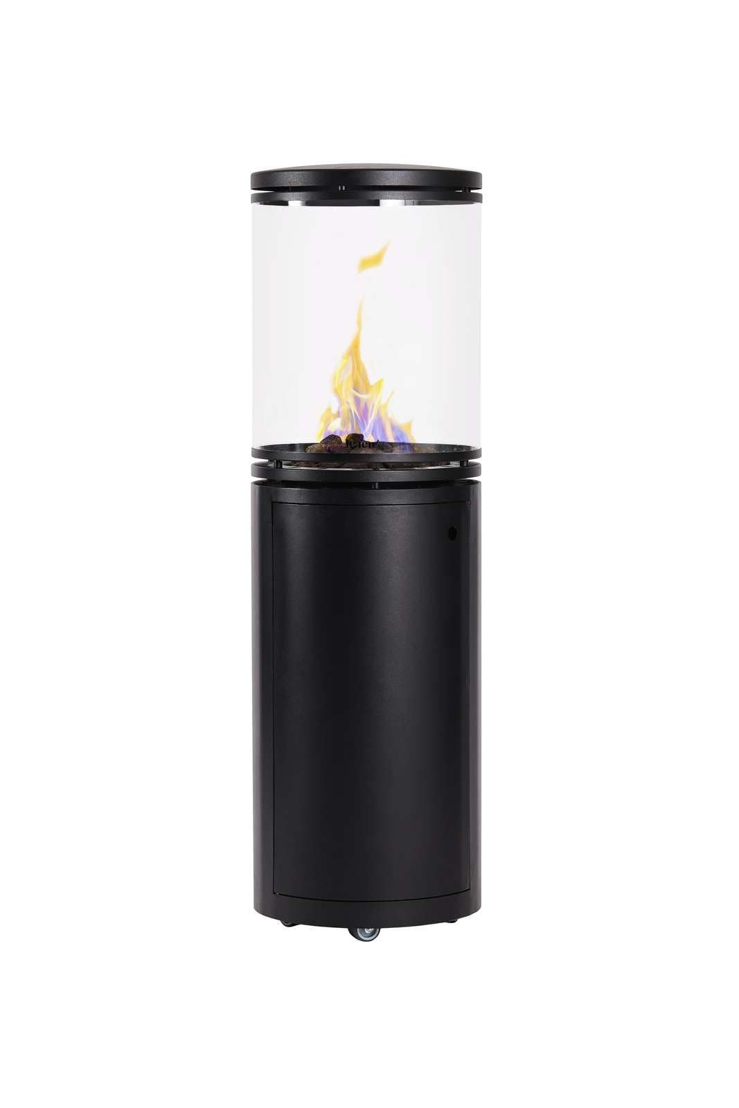 Le Feu Heizstrahler 820001, Gasbetrieb, Bodenmontage, Schwarz, 820001