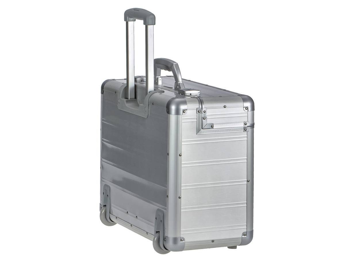 ALUMAXX Aktenkoffer Discovery, 2 Rollen, Pilotenkoffer, Koffer, Business-Koffer, Aluminium