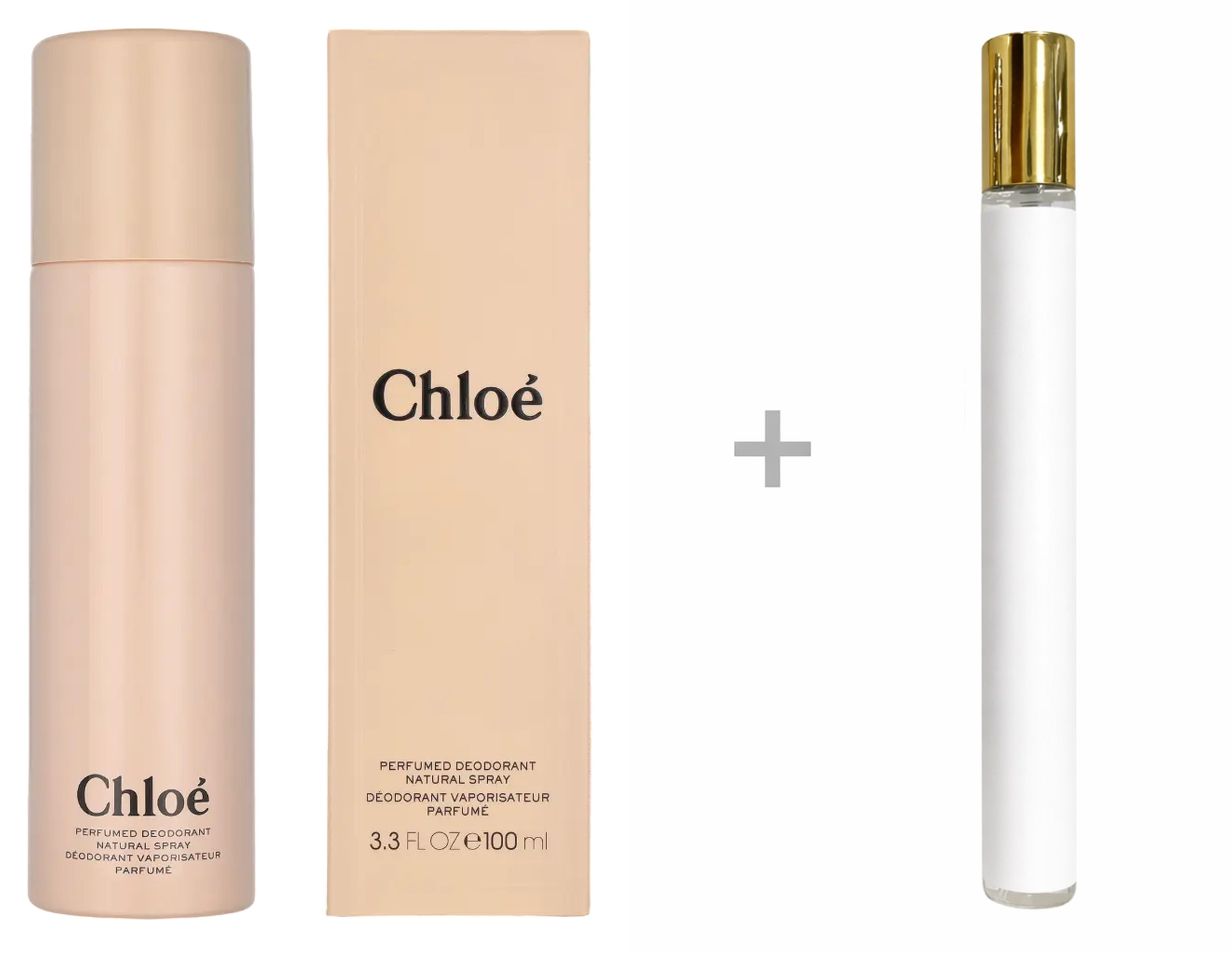Chloé Deo-Set Damen Deodorant Parfum Spray + Reiseduft, CHLOÉ, Damen Deodorant, Deospray