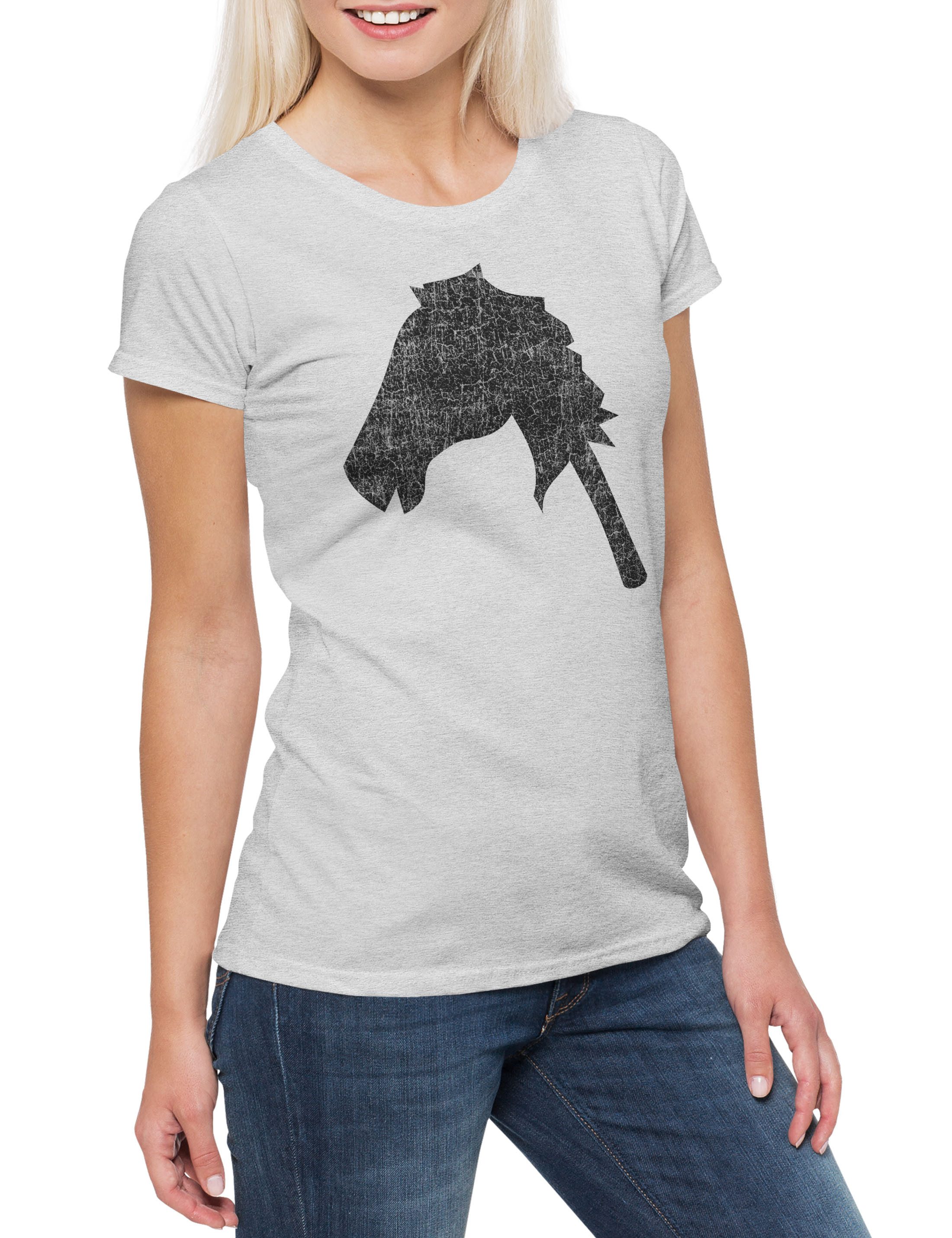 Print-Shirt Viking Nidstang Damen T-Shirt Wikinger Vikings Walhalla Odhin Thor