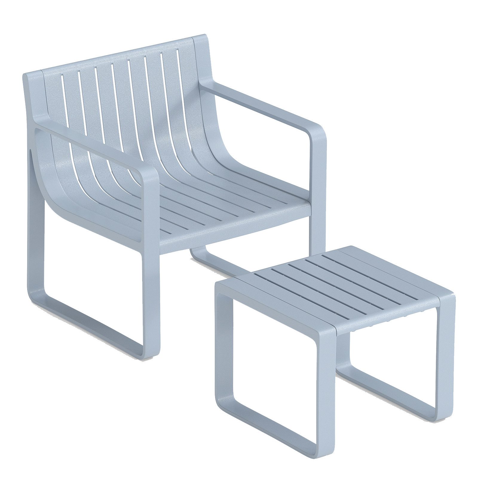 KOMFOTTEU Balkonset, (2-tlg), Balkonset Gartenmöbel Set wetterfest aus PP