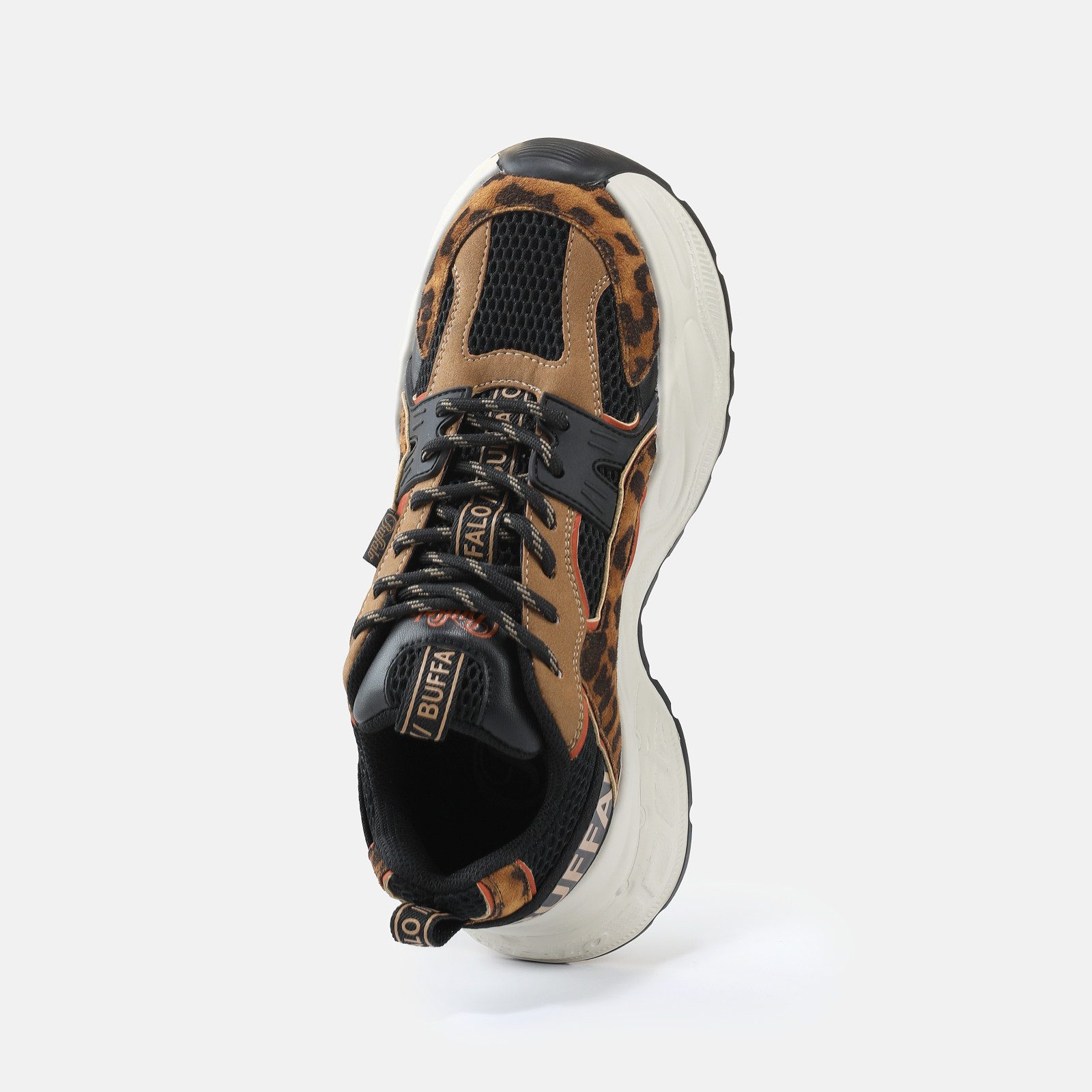 Buffalo YUNO Plateausneaker Chunky-Sneaker in Leo-Optik, Leichtgewicht