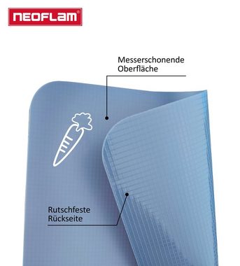 NEOFLAM® Schneidebrett Flexible Schneidematten, 4tlg., Kunststoff, (4-St)