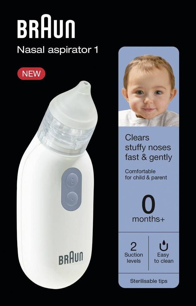 Braun Babyflasche Braun Baby-Nasensauger Nasal aspirator1 BNA100EU
