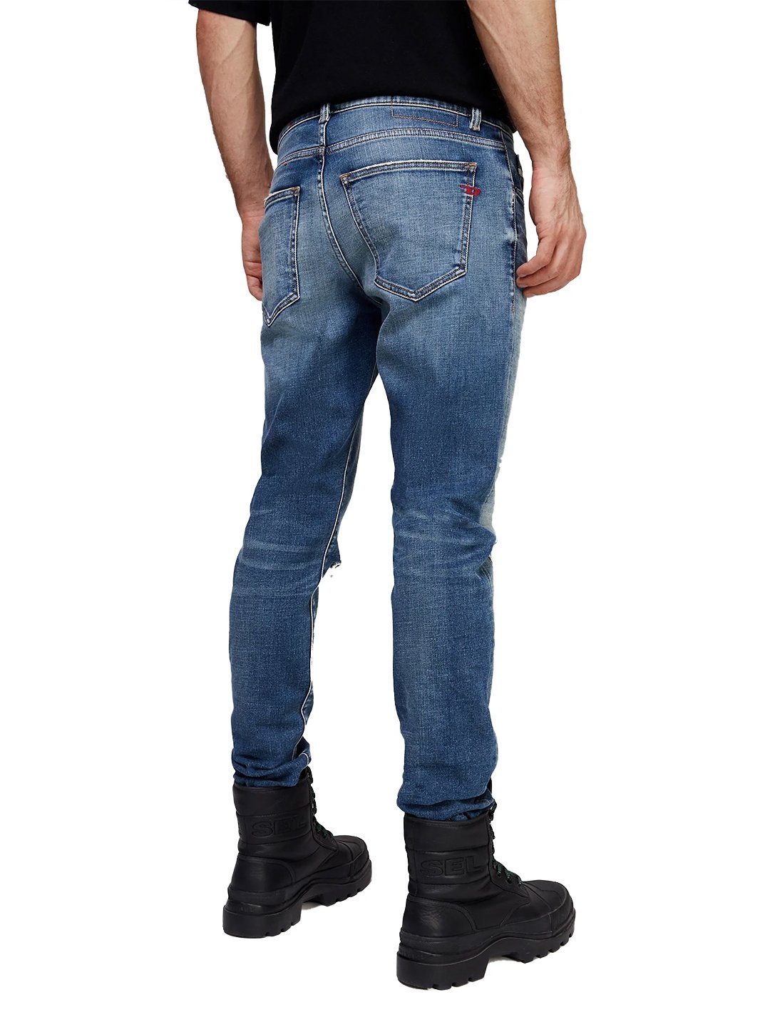 Länge:32 09C87 - Blau - Diesel Hose Stretch D-Strukt Slim-fit-Jeans