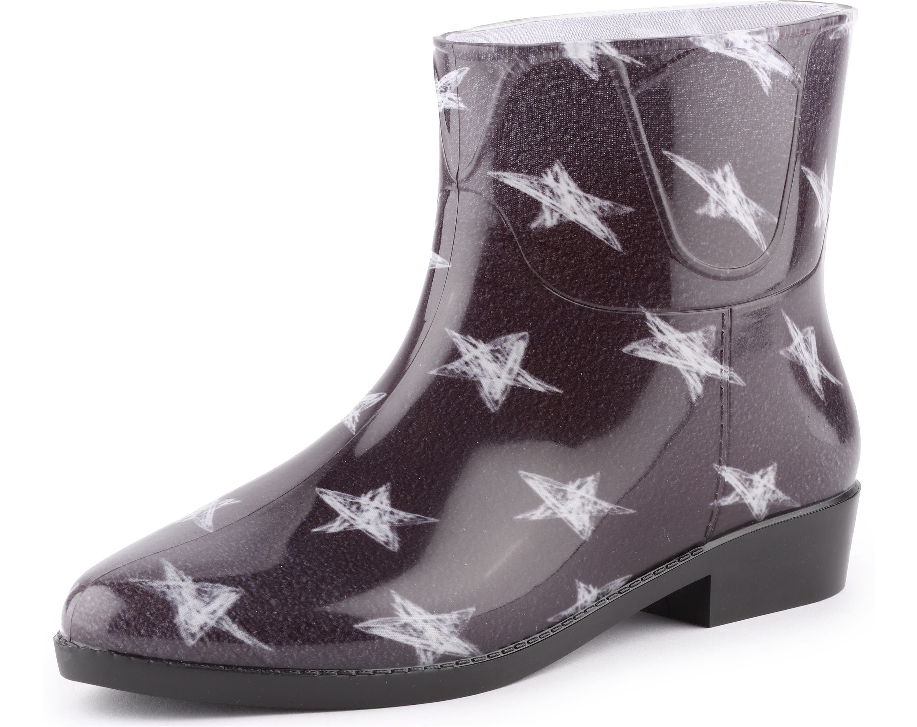 Ladeheid Regenstiefelette Damen LAZT201802 Gummistiefel für Frauen kurz und günstig online kaufen