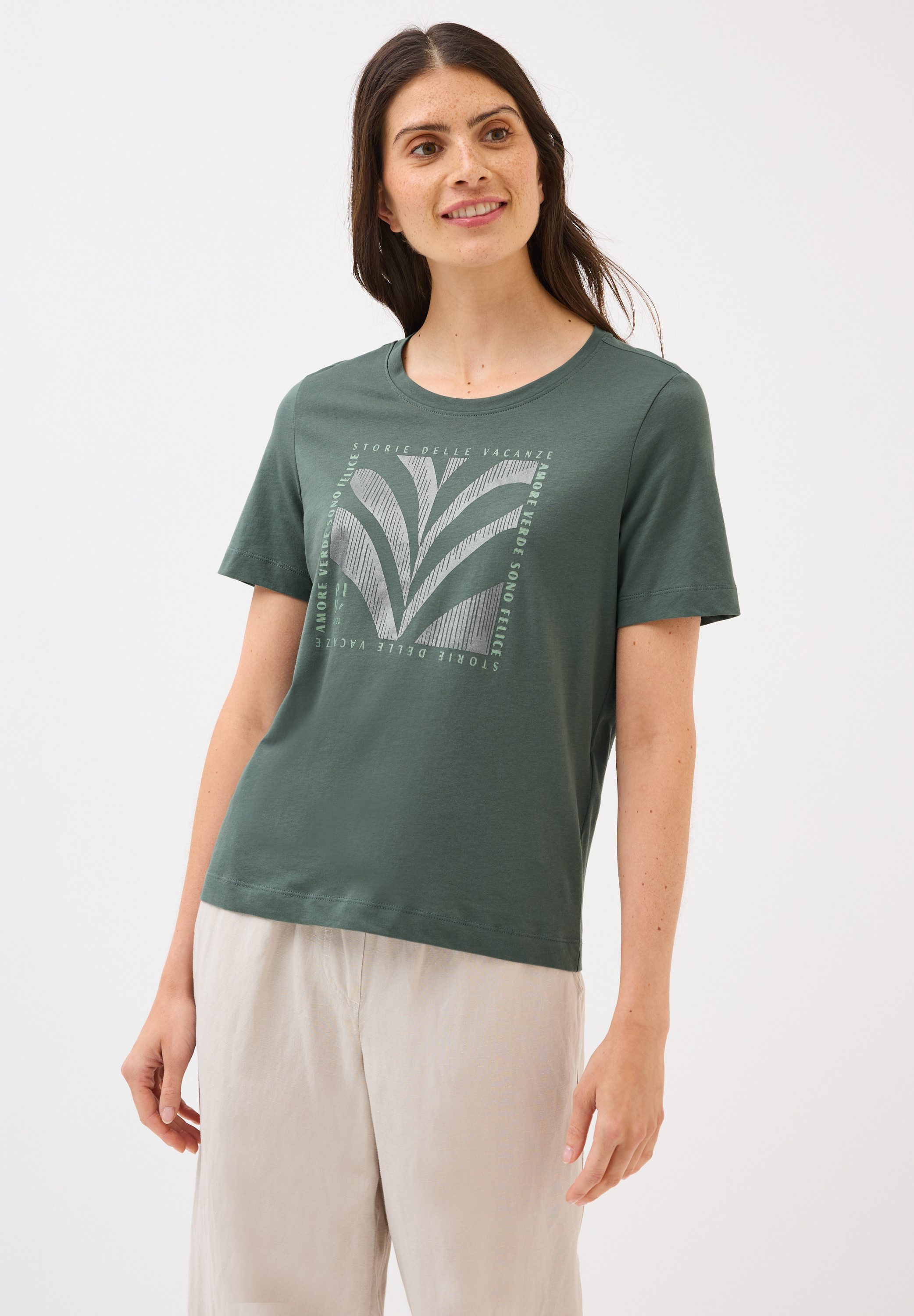 CECIL T-Shirt aus reiner Baumwolle günstig online kaufen