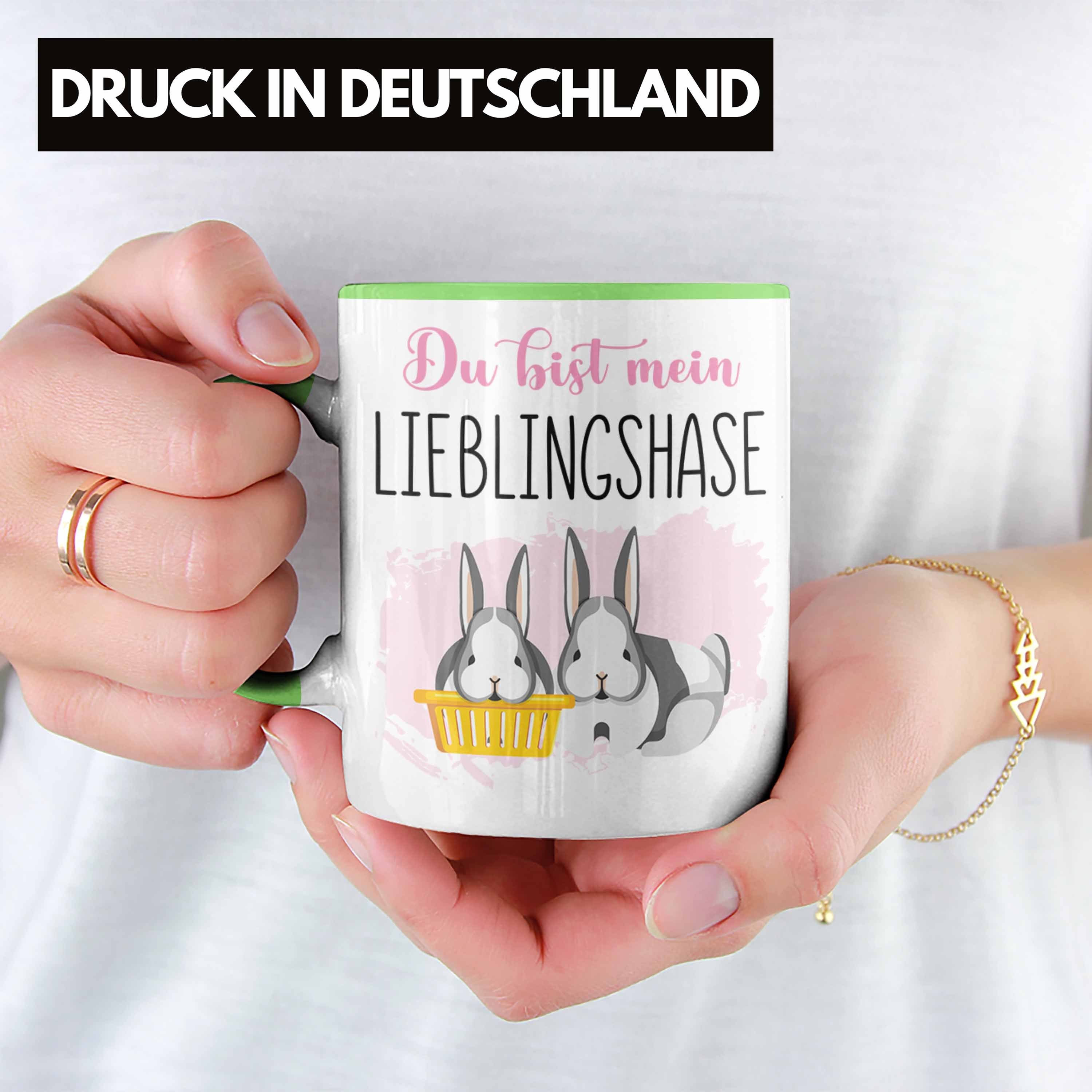 Liebste Person Tasse Grün Bester Freund - Geschenk Freundin Trendation Lieblingshase Geschenk Tasse Trendation Beste