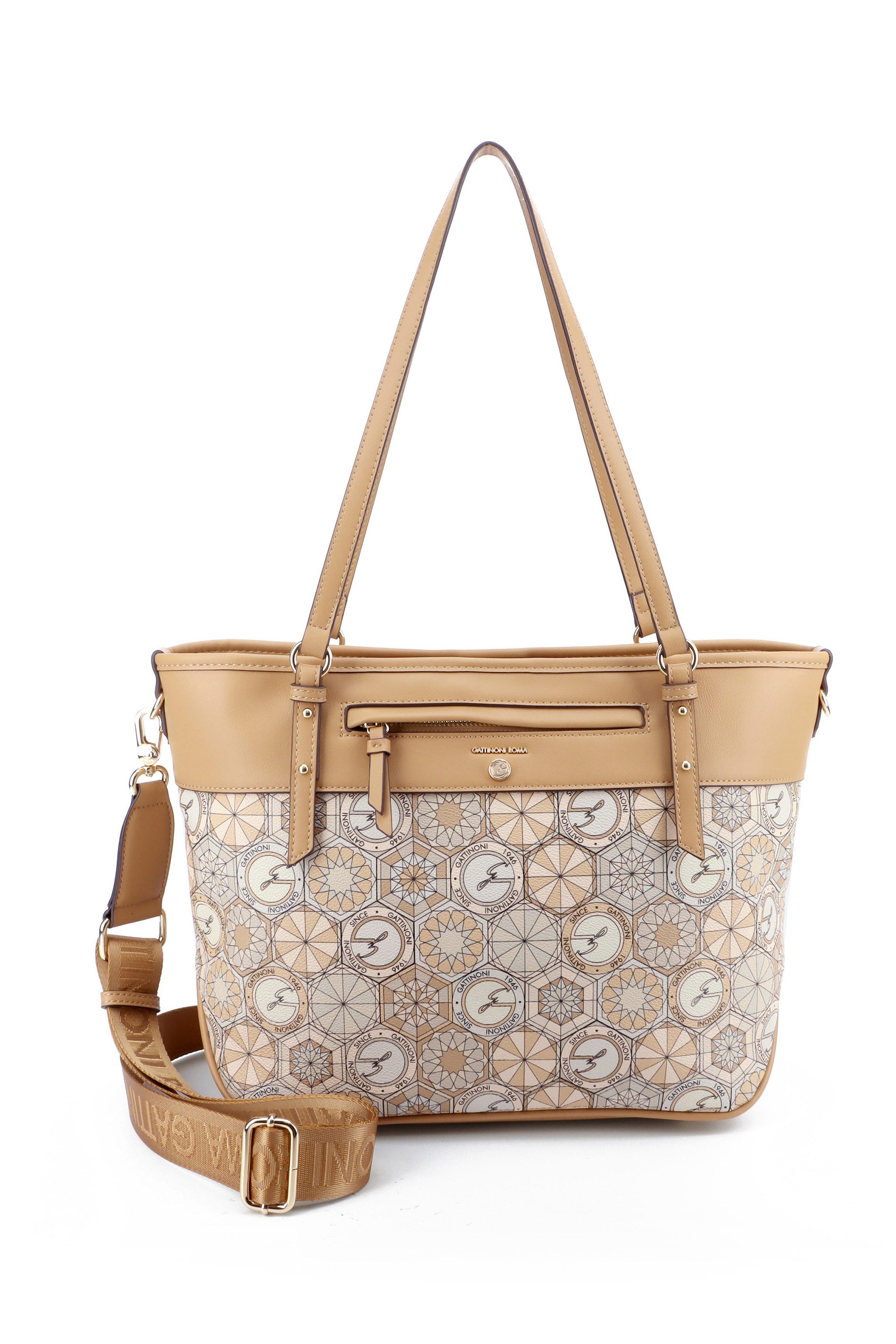 Gattinoni Tragetasche Teodosia Daily Large Double Handle Bag Damen, Schultertasche Damen, Abendtasche, Fashion, Lifestyle, Sale