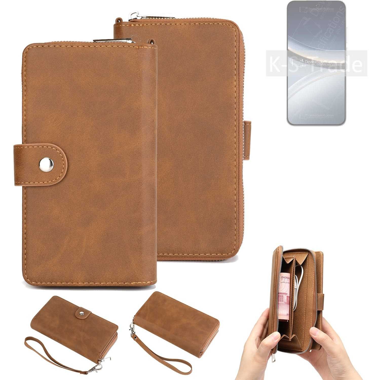 K-S-Trade Handyhülle für POCO F7, Handyhülle Schutzhülle & Portemonnee Tasche Handytasche Case Etui