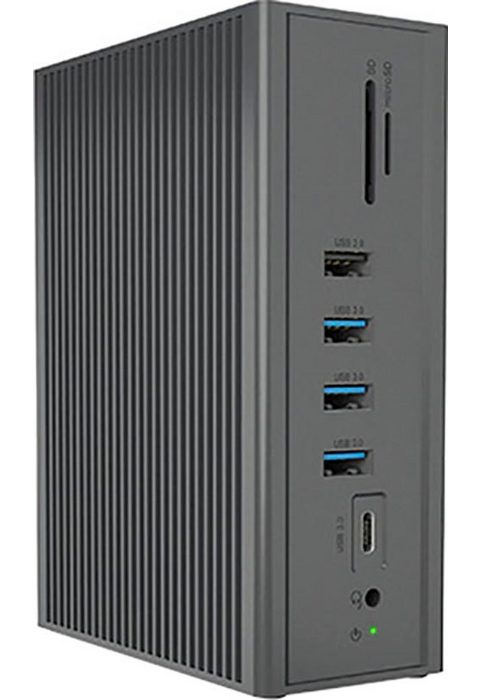 Raidsonic Laptop-Dockingstation ICY BOX 14-in-1 Notebook/PC Dock USB Type-C &amp; Type-A inkl. 2x HDMI 1x VGA NZ12914