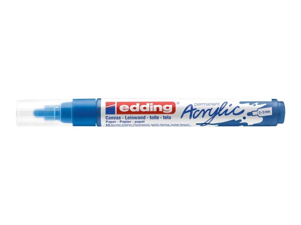 edding Permanentmarker edding Acrylmarker 'Acrylic 5100' Rundspitze mitte enzianblau