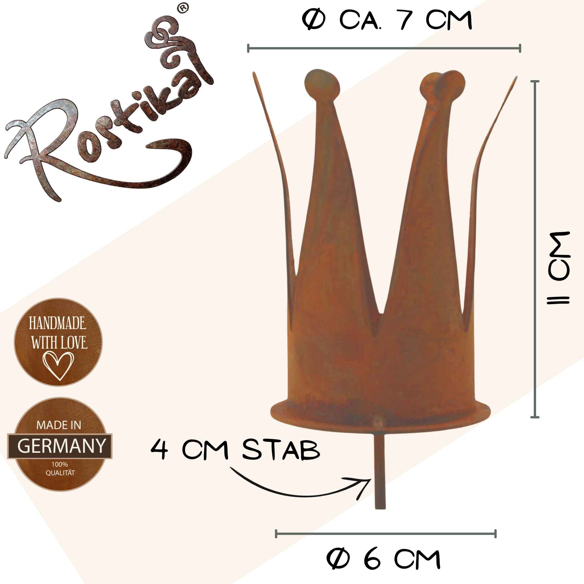 Rostikal Adventsleuchter Teelichthalter Weihnachten in Edelrost günstig online kaufen