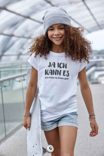 KIDSWORLD T-Shirt Ja ich kann es ... mit coolem Spruch