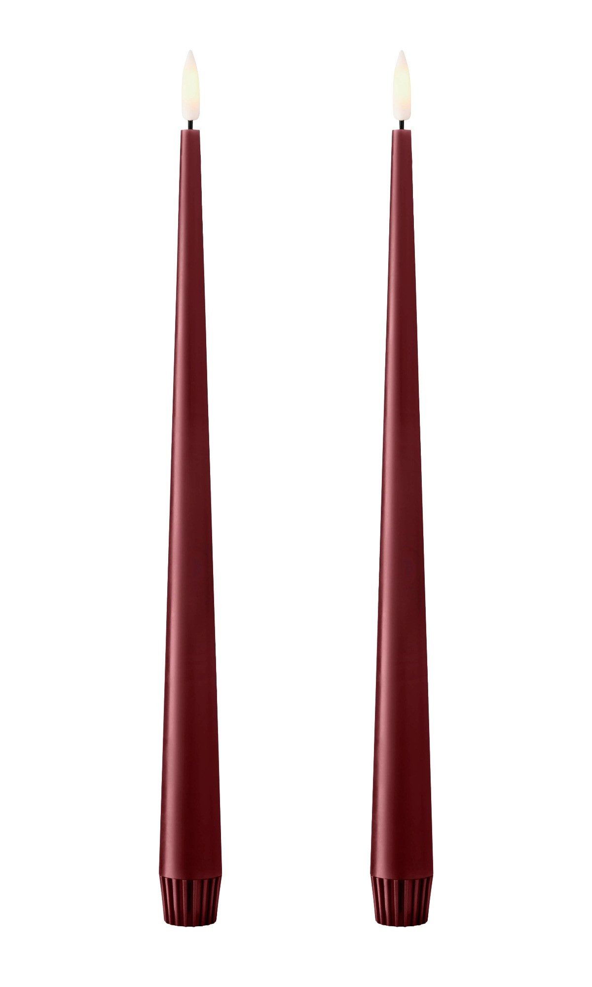 ester & erik LED-Kerze Ester & Erik LED Spitzkerze 30 cm 2er Set
