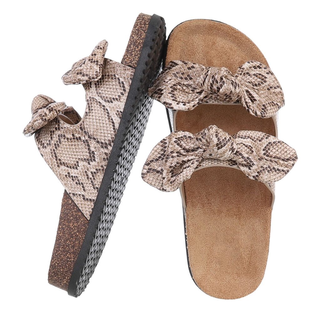 Ital-Design Bequeme Damen-Sandalen mit Bändern für günstig online kaufen