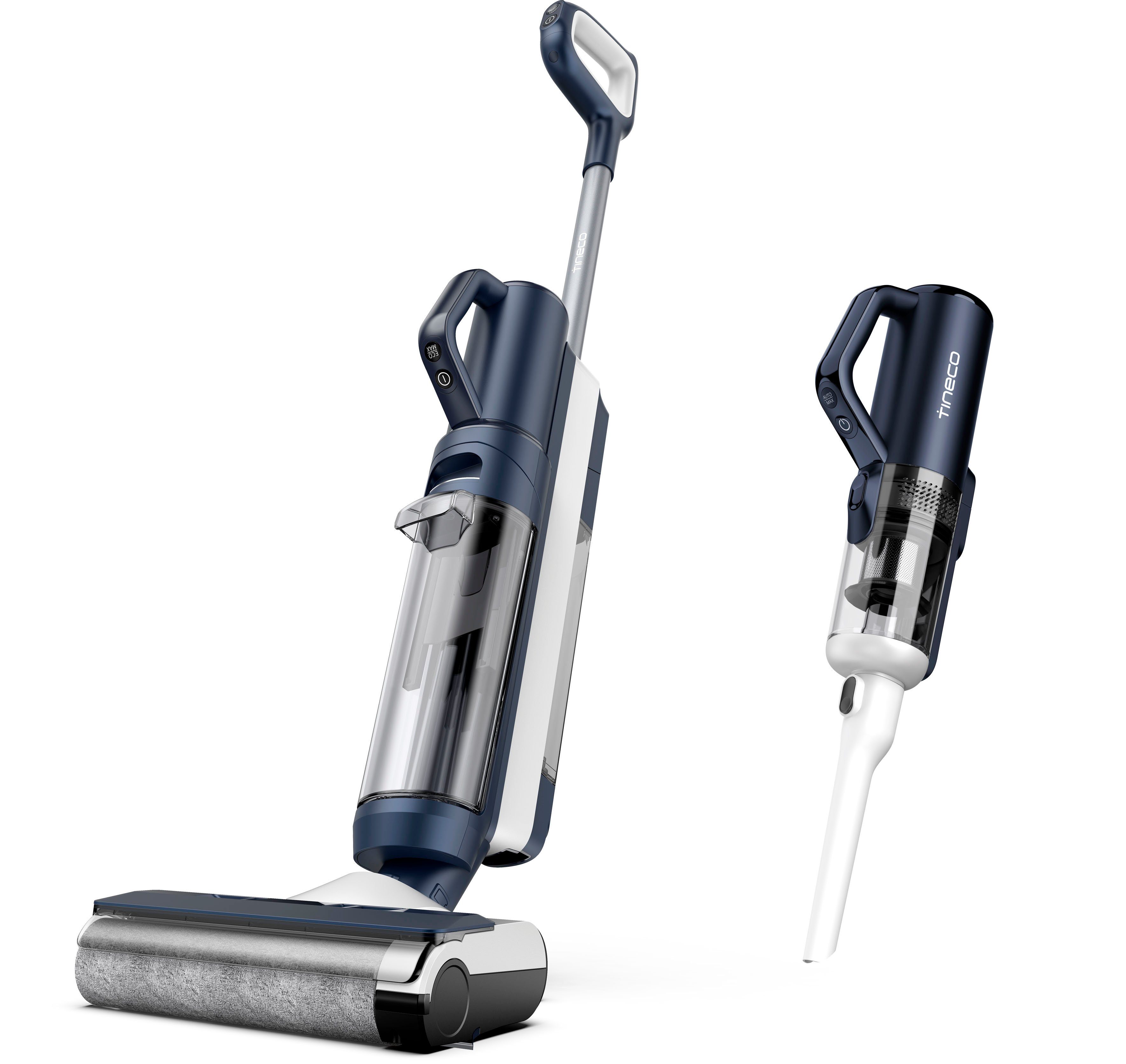 Tineco Nass-Trocken-Sauger Floor One S5 Combo Plus Nass-Trockensauger, mit Handstaubsauger, 190 W, autom. Erkennung der Verschmutzung, Selbstreinigung, kabellos
