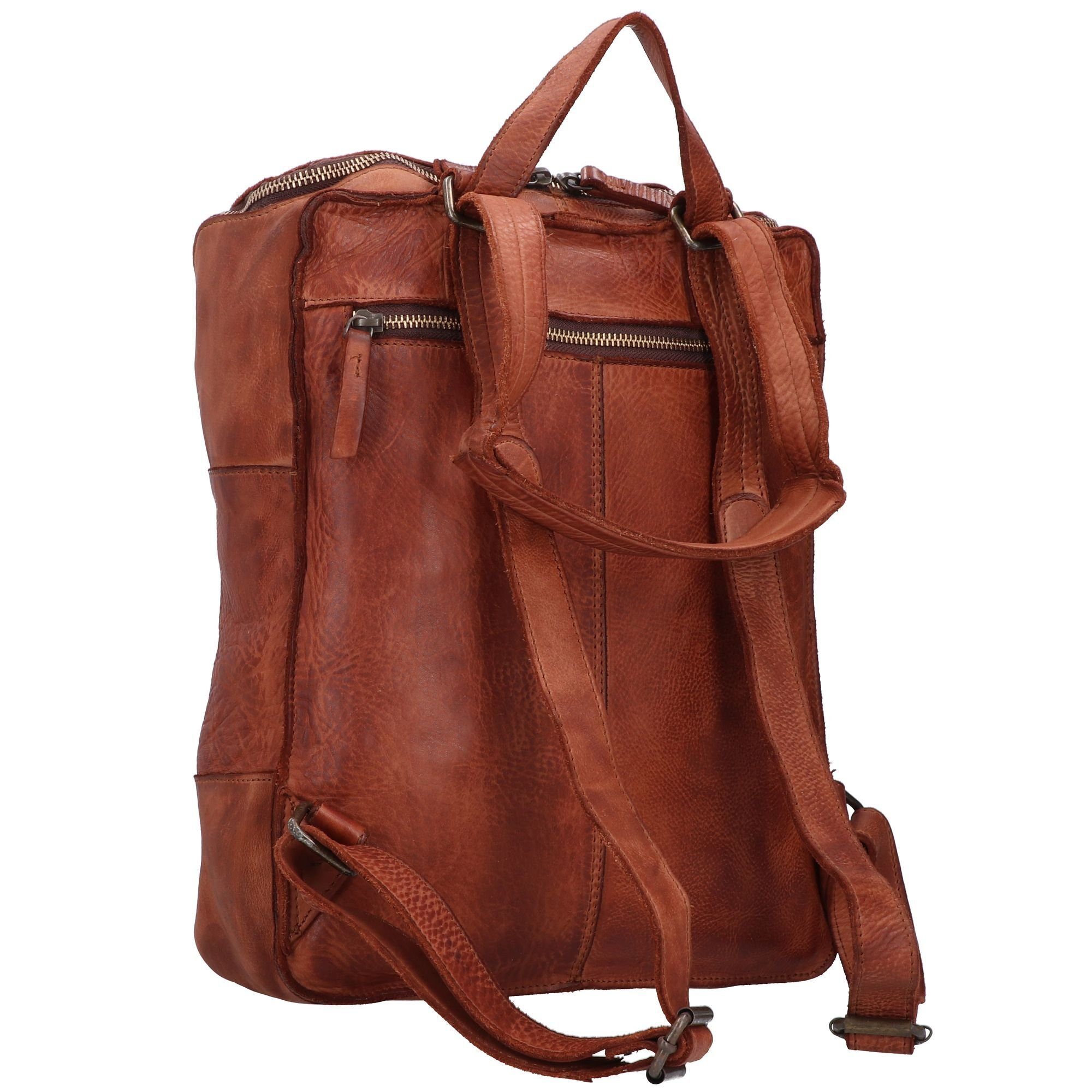 Daypack cognac Leder Harold's Submarine,