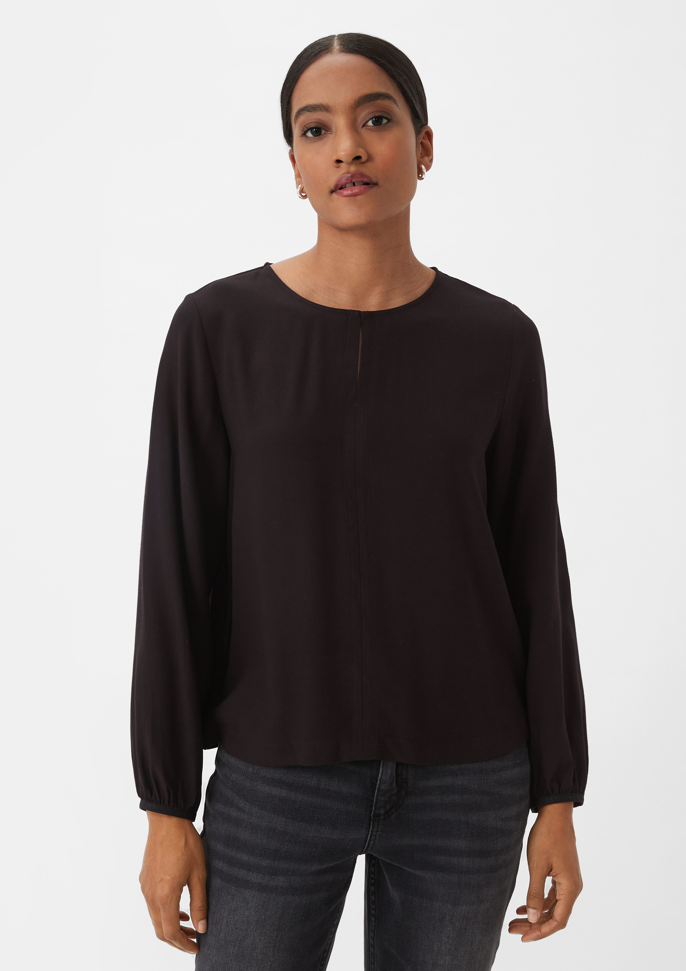 comma casual identity Langarmbluse Langarmbluse aus günstig online kaufen