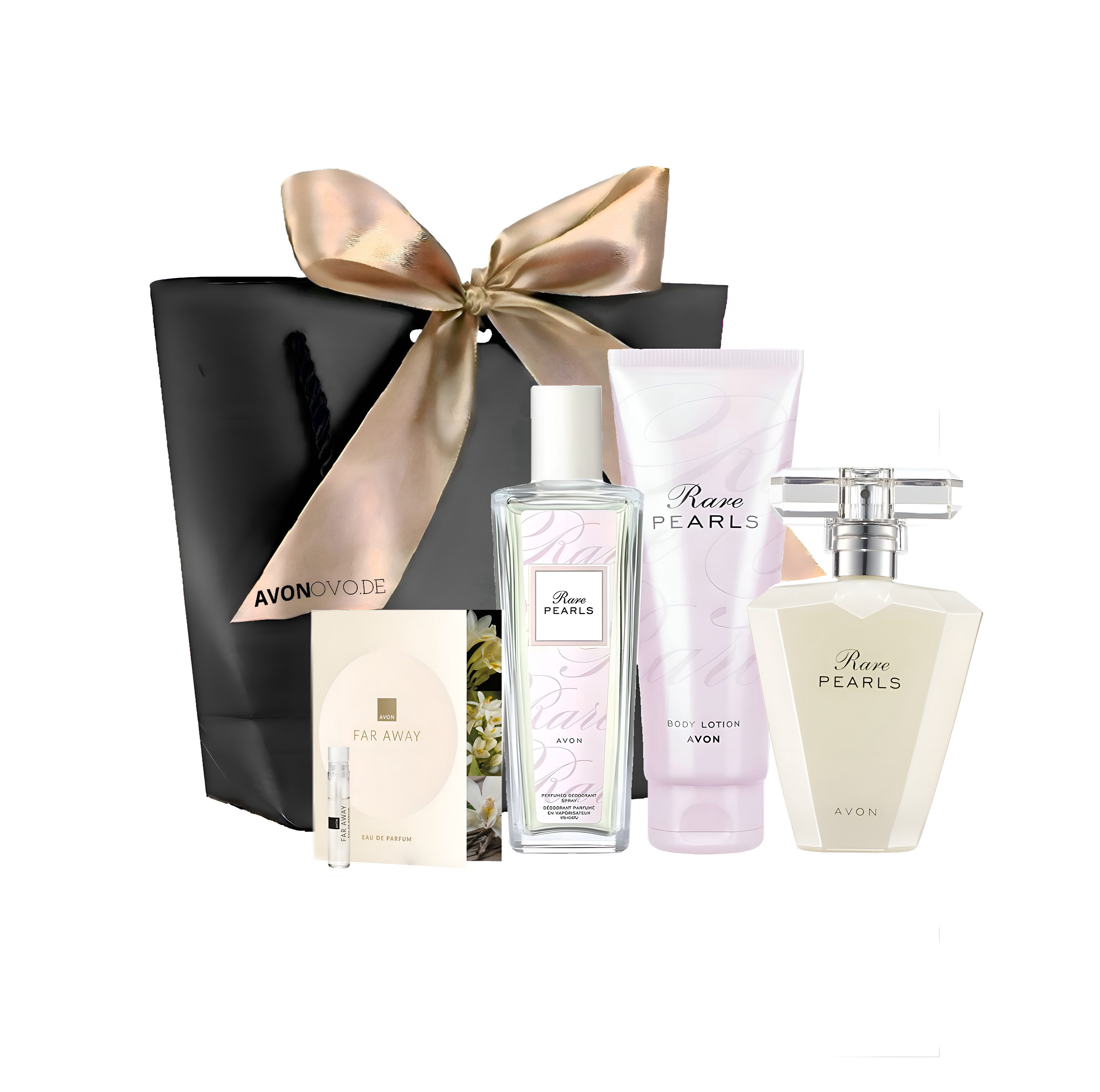 Pflege-Geschenkset RARE PEARLS Eau de Parfum 50 ml, Körperlotion 125 ml, Deospray 75 ml