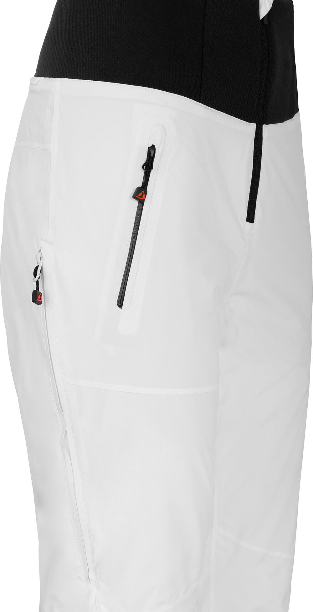 Bergson Skihose MIEN Slim Damen Skihose, wattiert, 20000 mm Wassersäule, Kurzgrößen, weiß