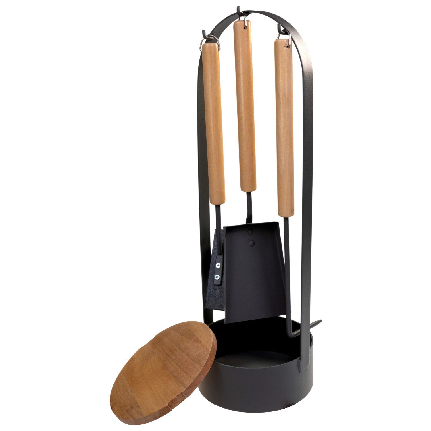 Raik Kamingarnitur Raik Kaminbesteck Magnus Set 4-teilig Anthrazit günstig online kaufen