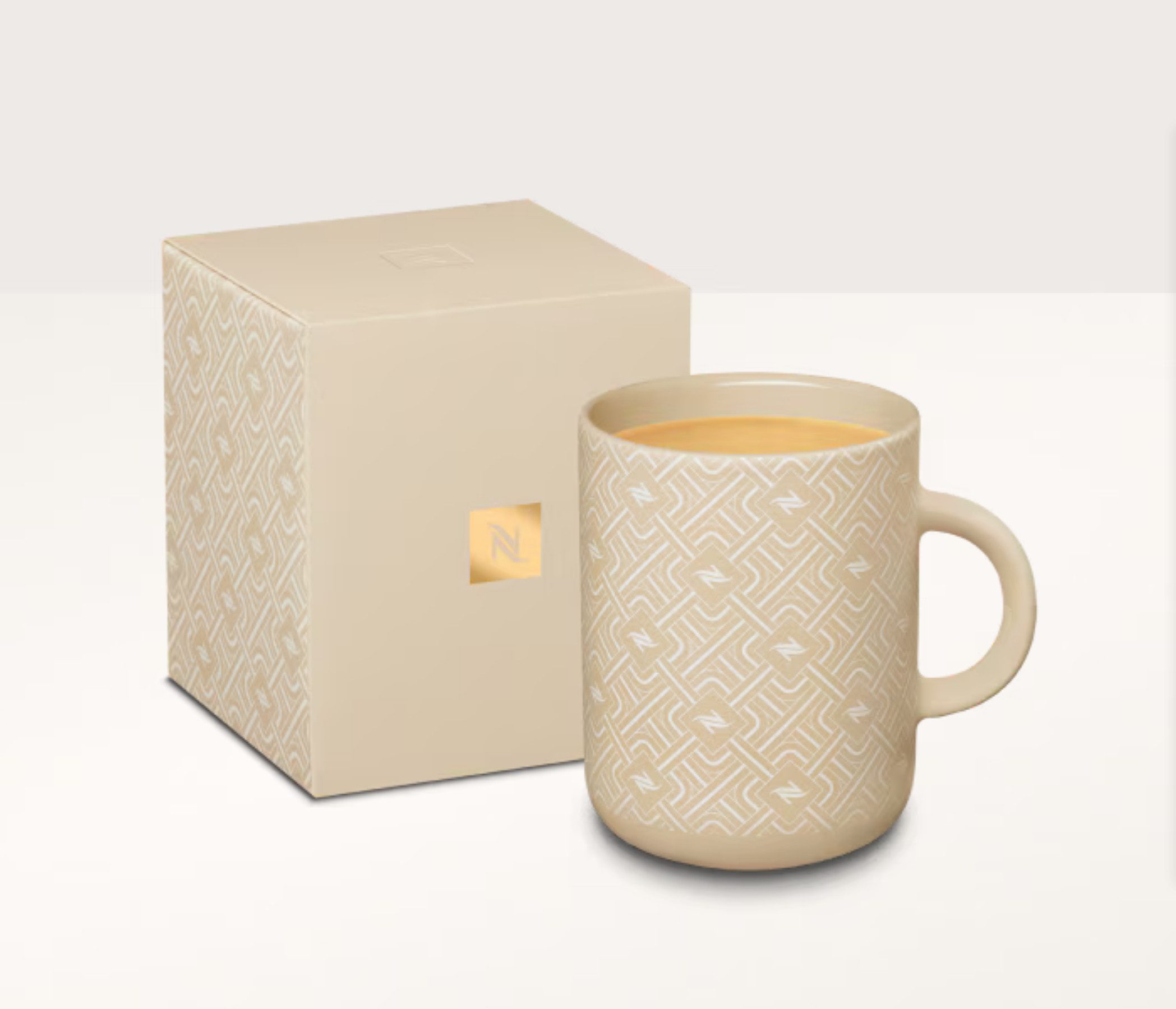 NESPRESSO Besteck-Set Vertuo Celebration Coffee Mug Parchment (380 ml)
