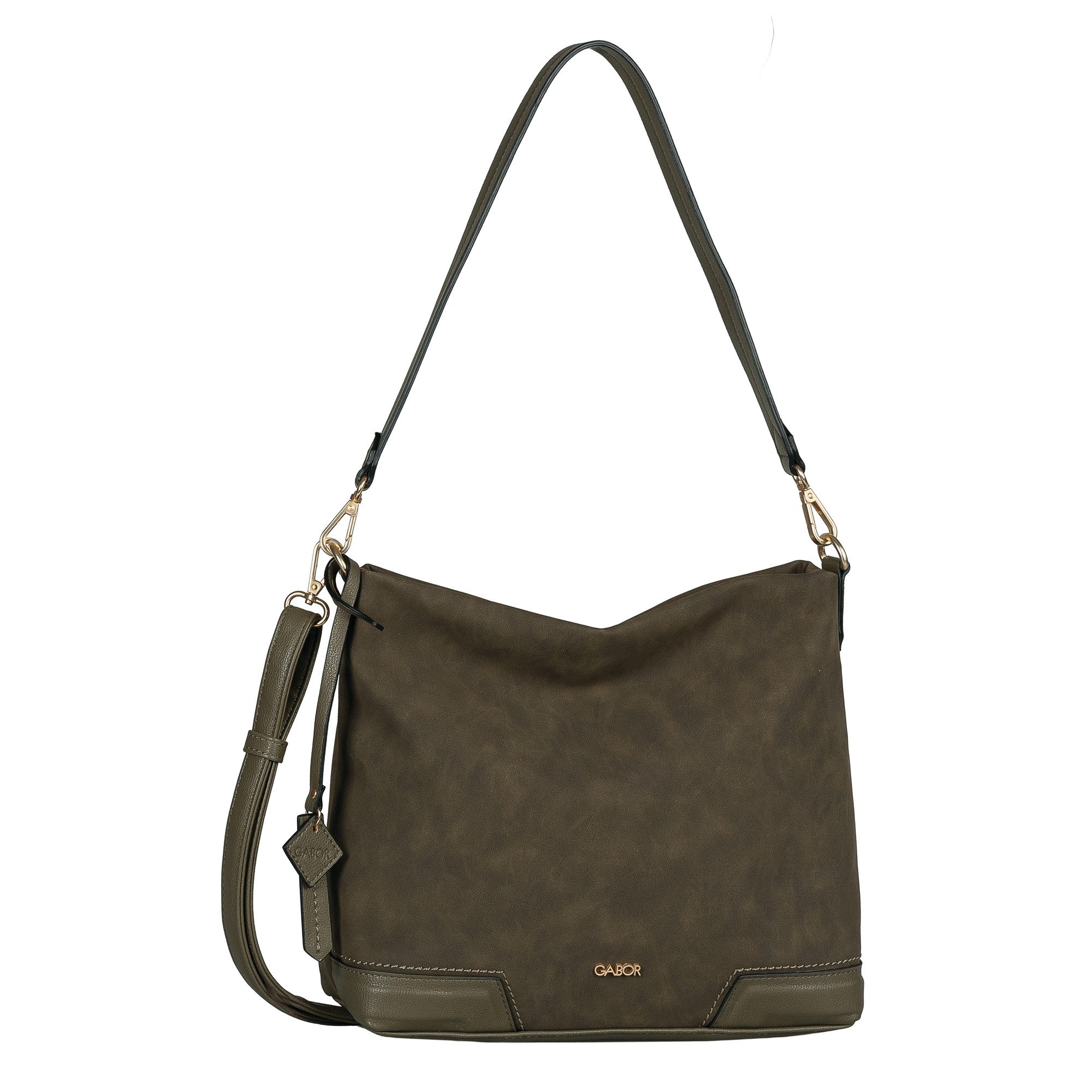 Gabor Umhängetasche Cira, Damen Schultertasche mit Logoschriftzug