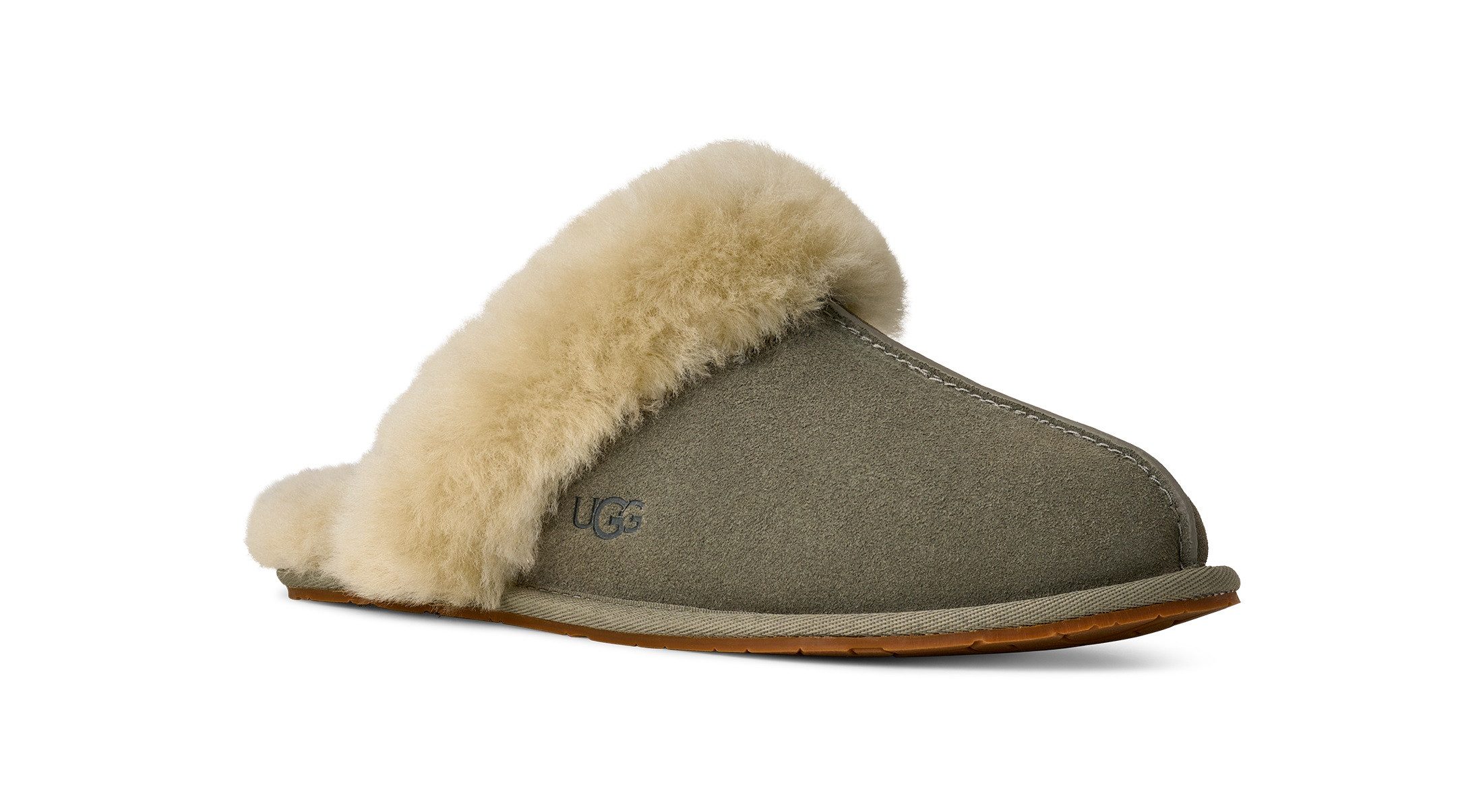 UGG Scuffette II Hausschuh Homeslippers, Hausschuh mit kuscheligem Fellimitat-Kragen