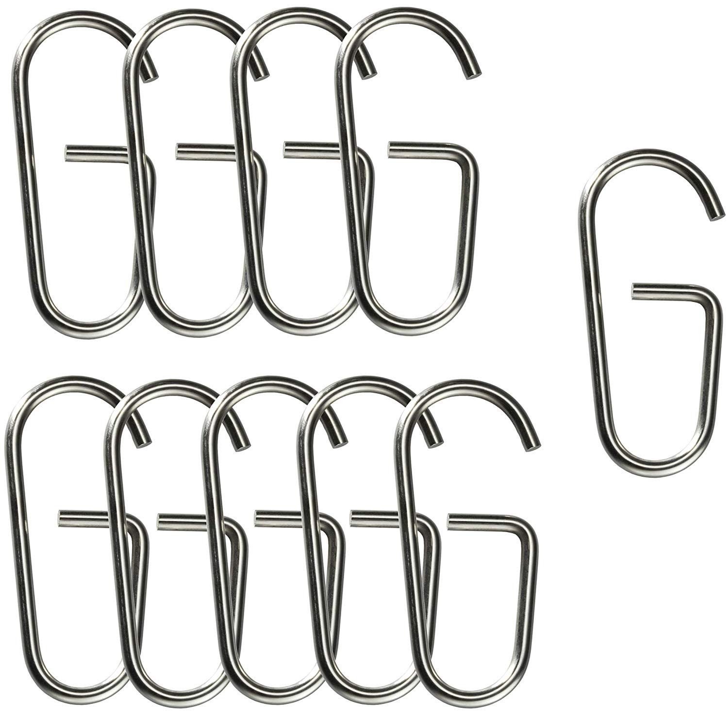 PHOS Design Duschvorhangringe HKD, (10-St., Duschvorhanghaken), günstig online kaufen