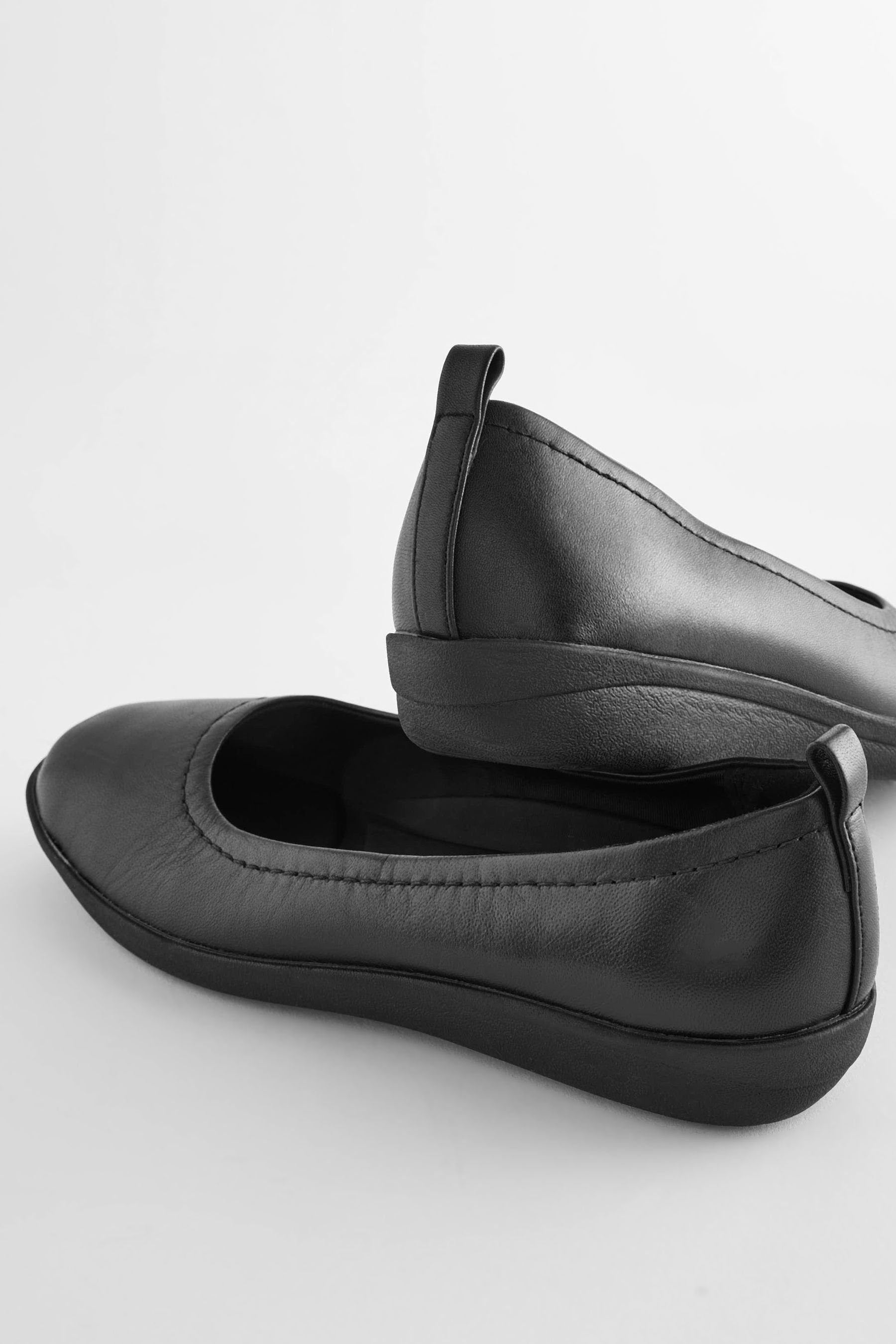 Leather (1-tlg) Black mit Ballerina Forever Comfort® EVA-Ballerinas Next Motionflex