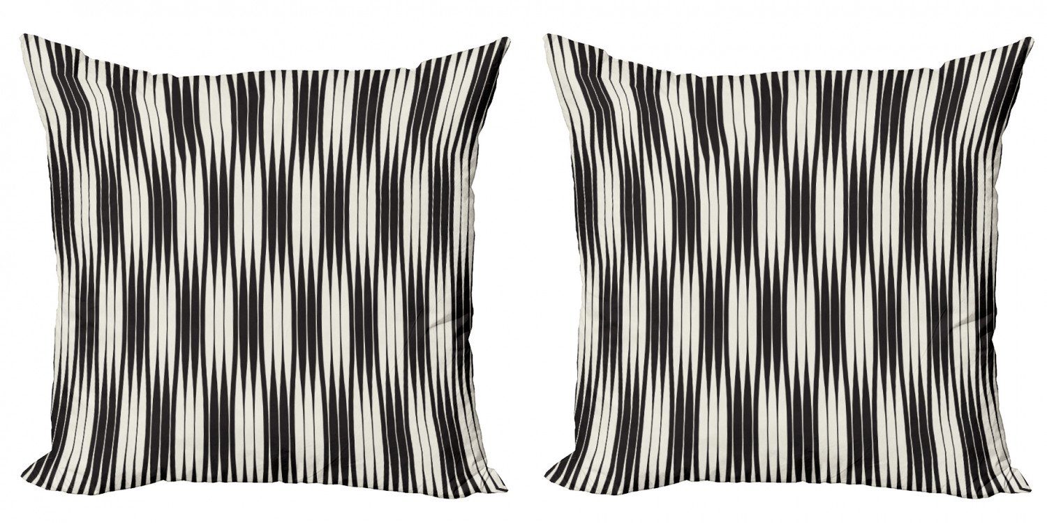Doppelseitiger Kissenbezüge Abakuhaus Geometric Stück), Modern Zusammensetzung Accent Abstrakt (2 Line Digitaldruck,