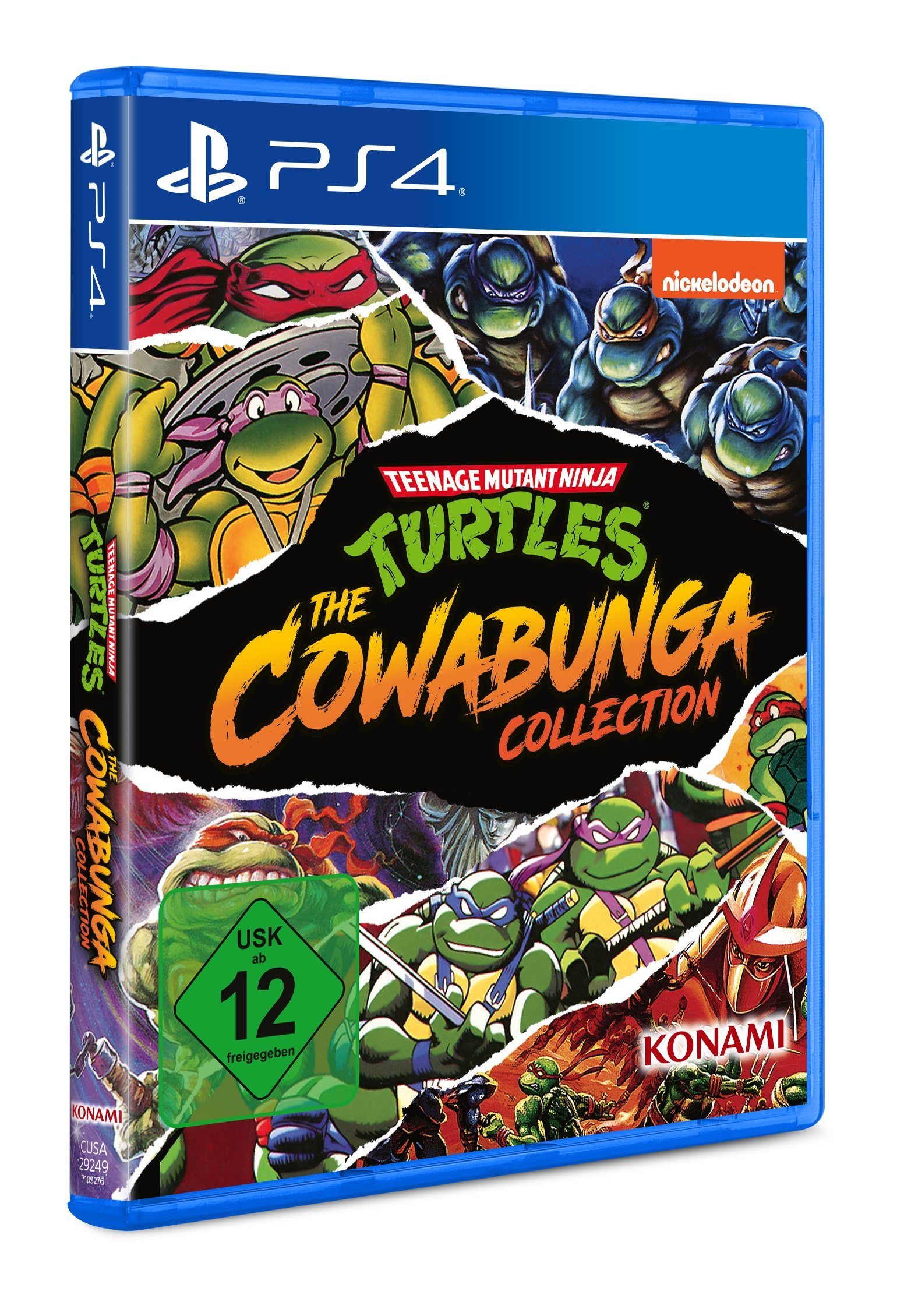 Konami Teenage Mutant Ninja Turtles PlayStation - Cowabunga The 4 Collection