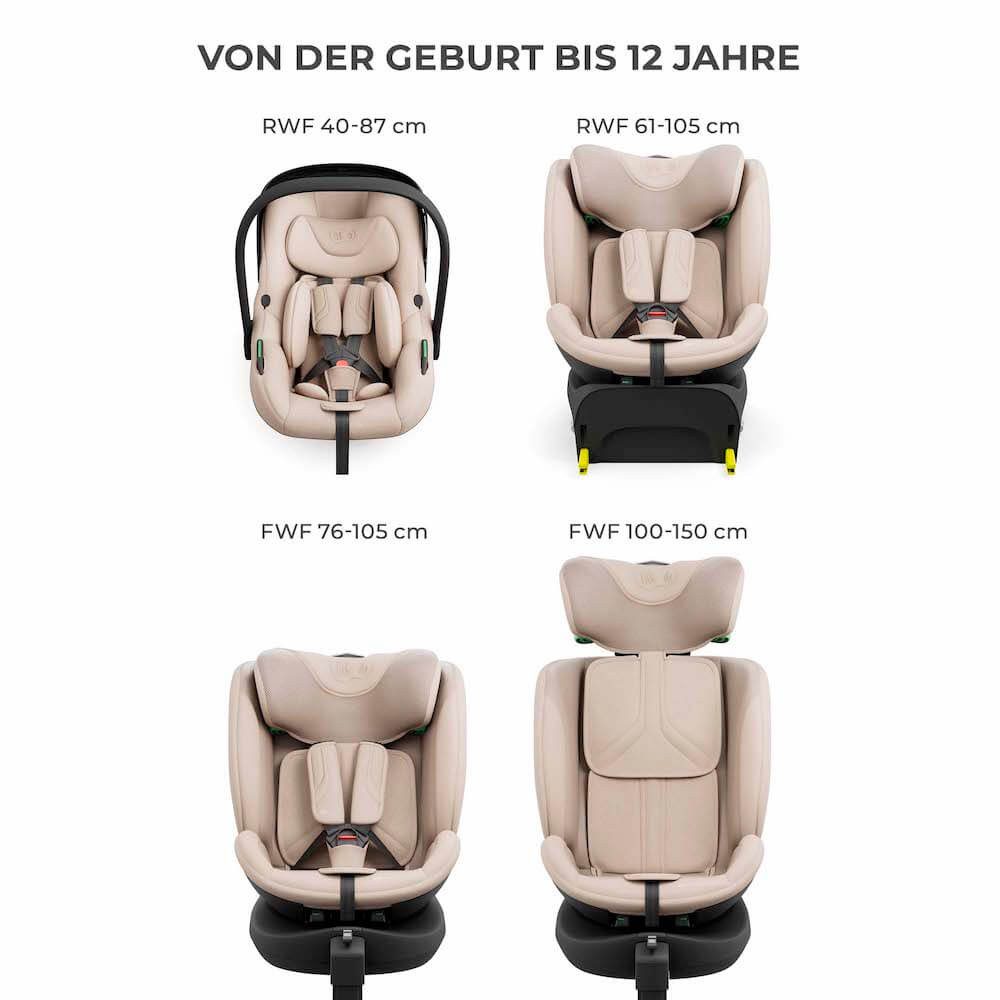 Kinderkraft Babyschale Endura Safe Modular System (Babyschale, Kindersitz und Isofix Base)