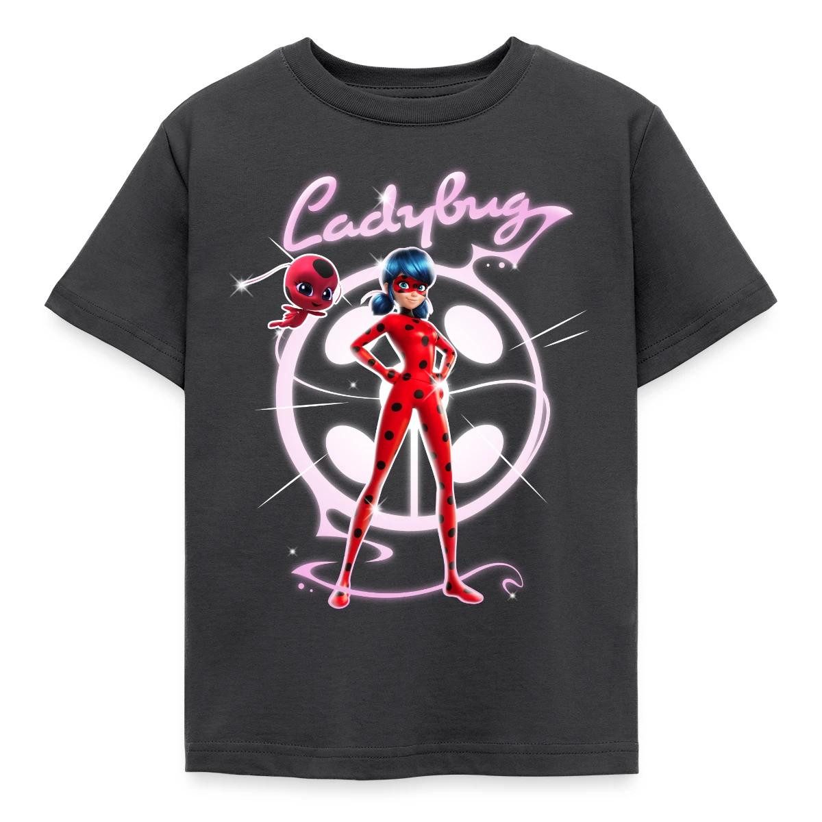 T-Shirt Miraculous Ladybug Mit Tikki Kinder T-Shirt