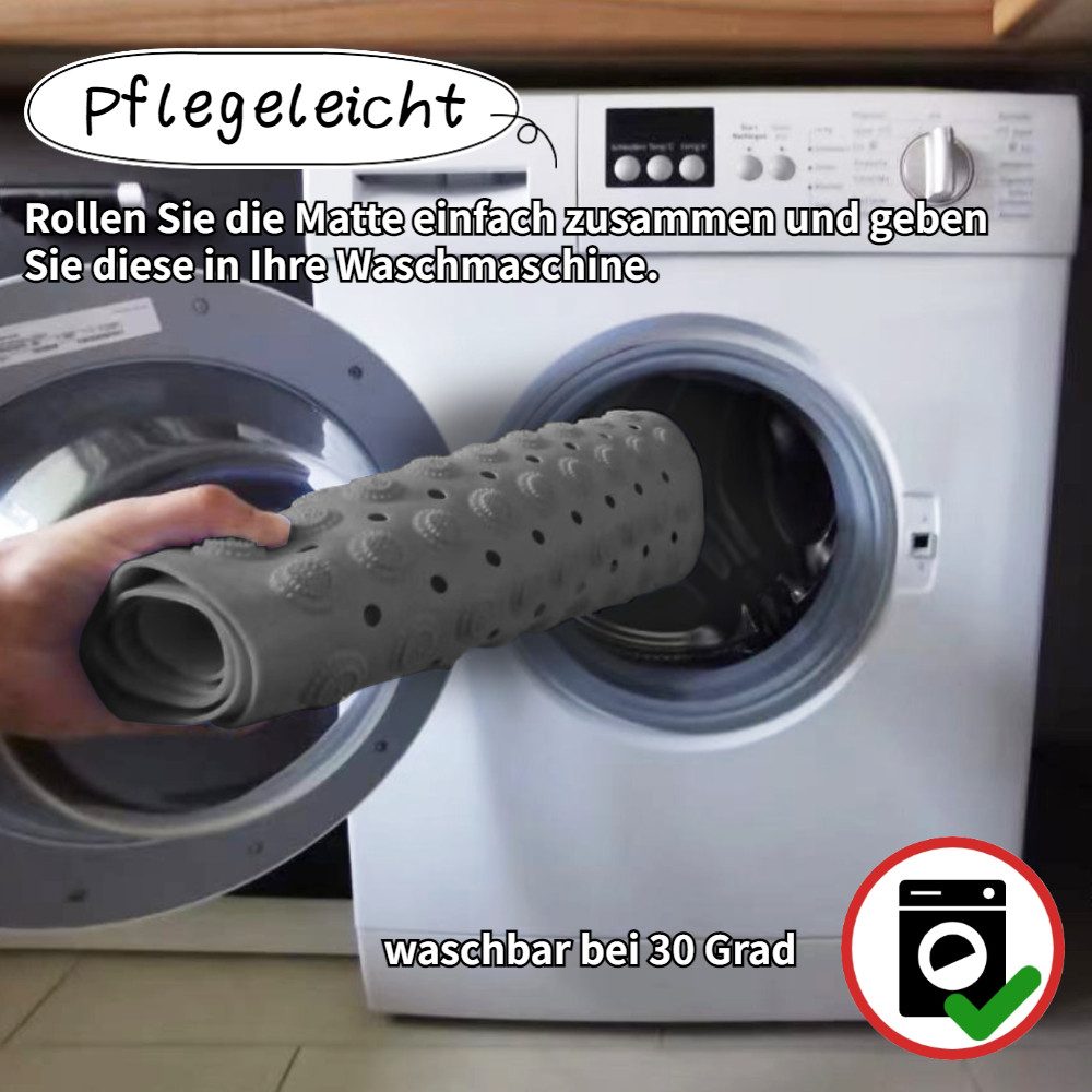 WITEN&NOCK Duschmatte Badewanneneinlage Badewannenmatte rutschfest Antirutschmatte – Bild 3 von 5