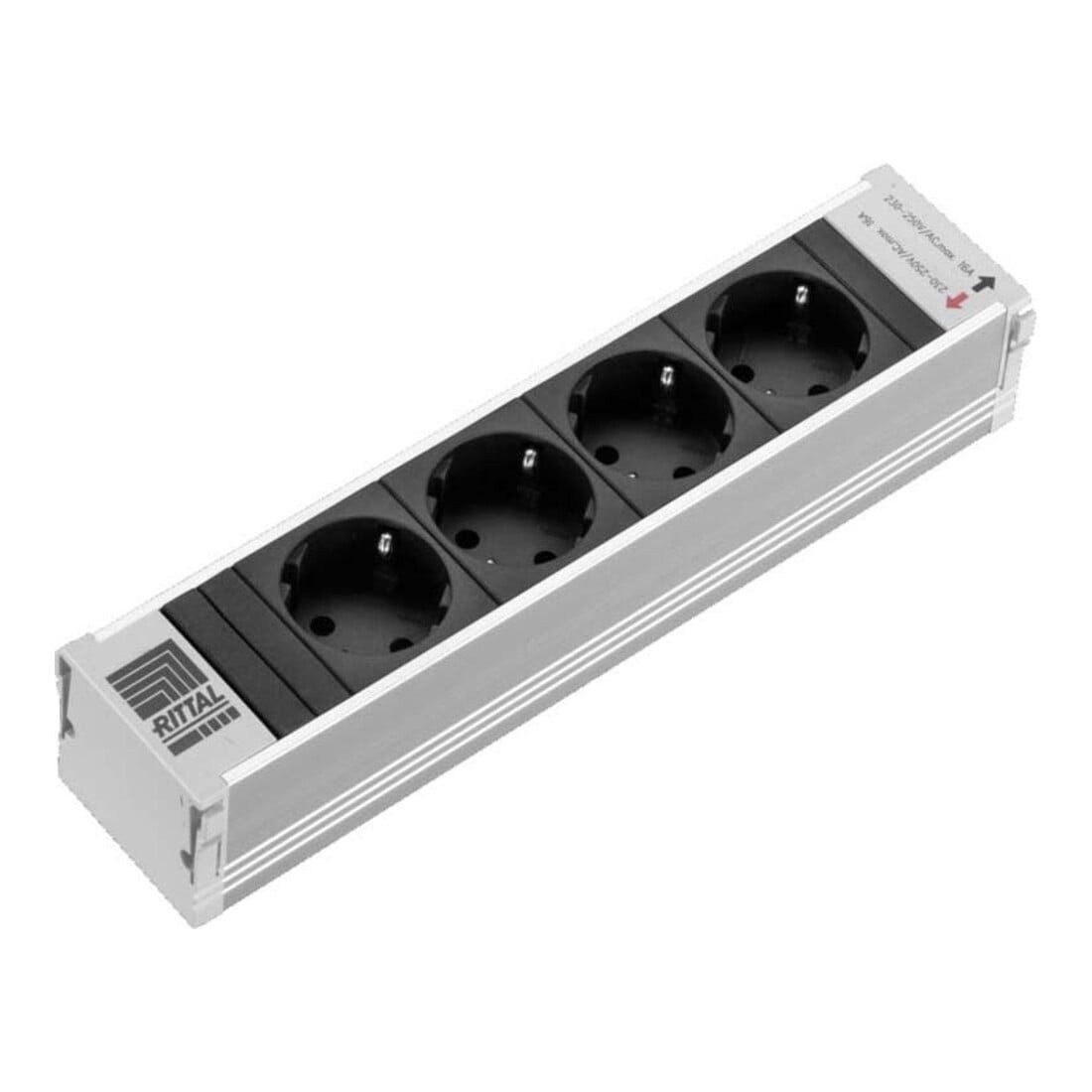 RITTAL CEE-Stecker Rittal Einsteckmodul 4xSchutzk.(D) DK 7856.100