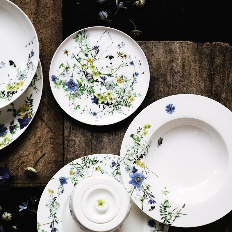 Rosenthal Frühstücksteller Brillance Fleurs des Alpes Ostergeschirr, 21 cm