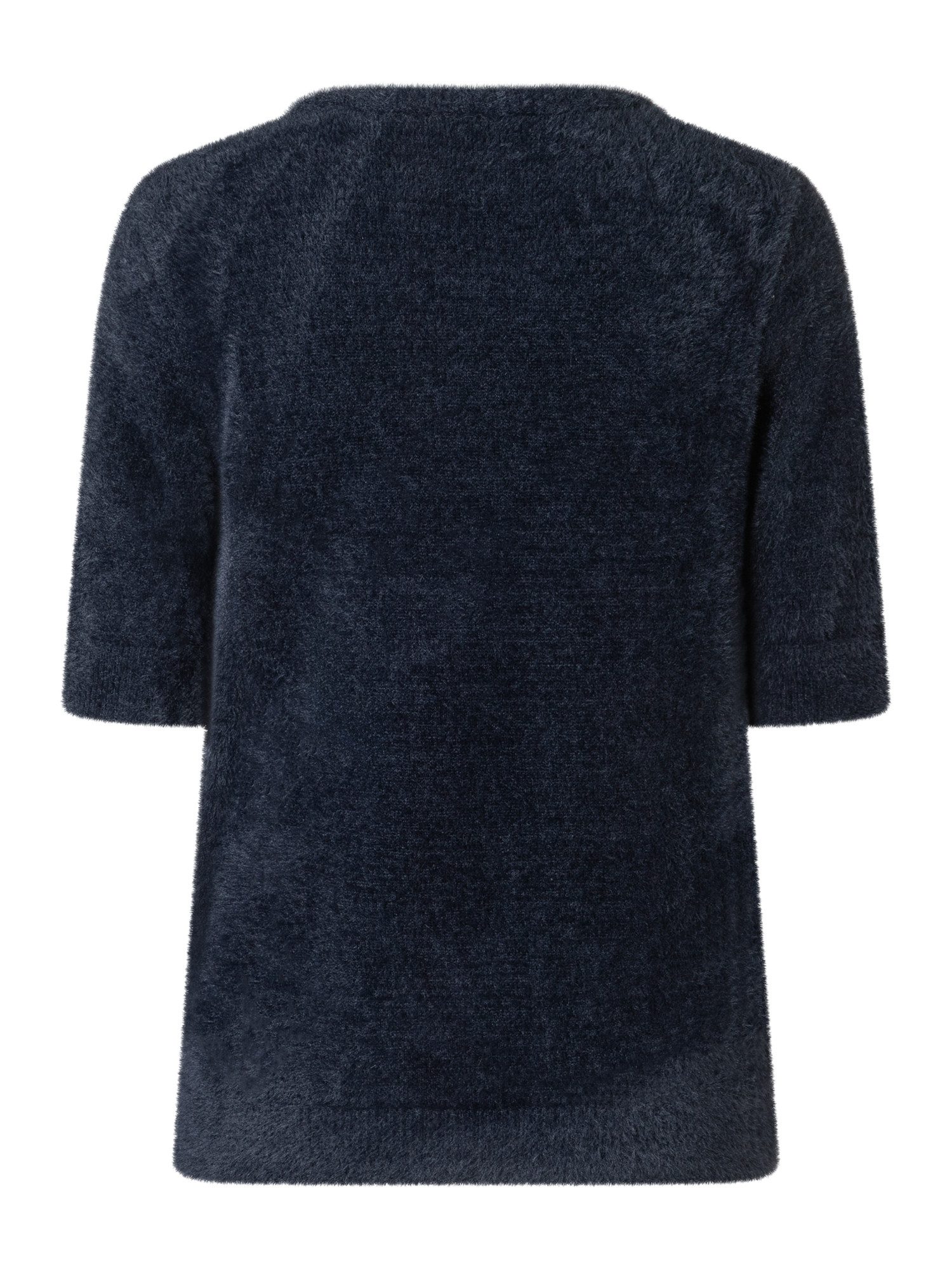MORE&MORE Rundhalspullover haariger Flauschpullover günstig online kaufen