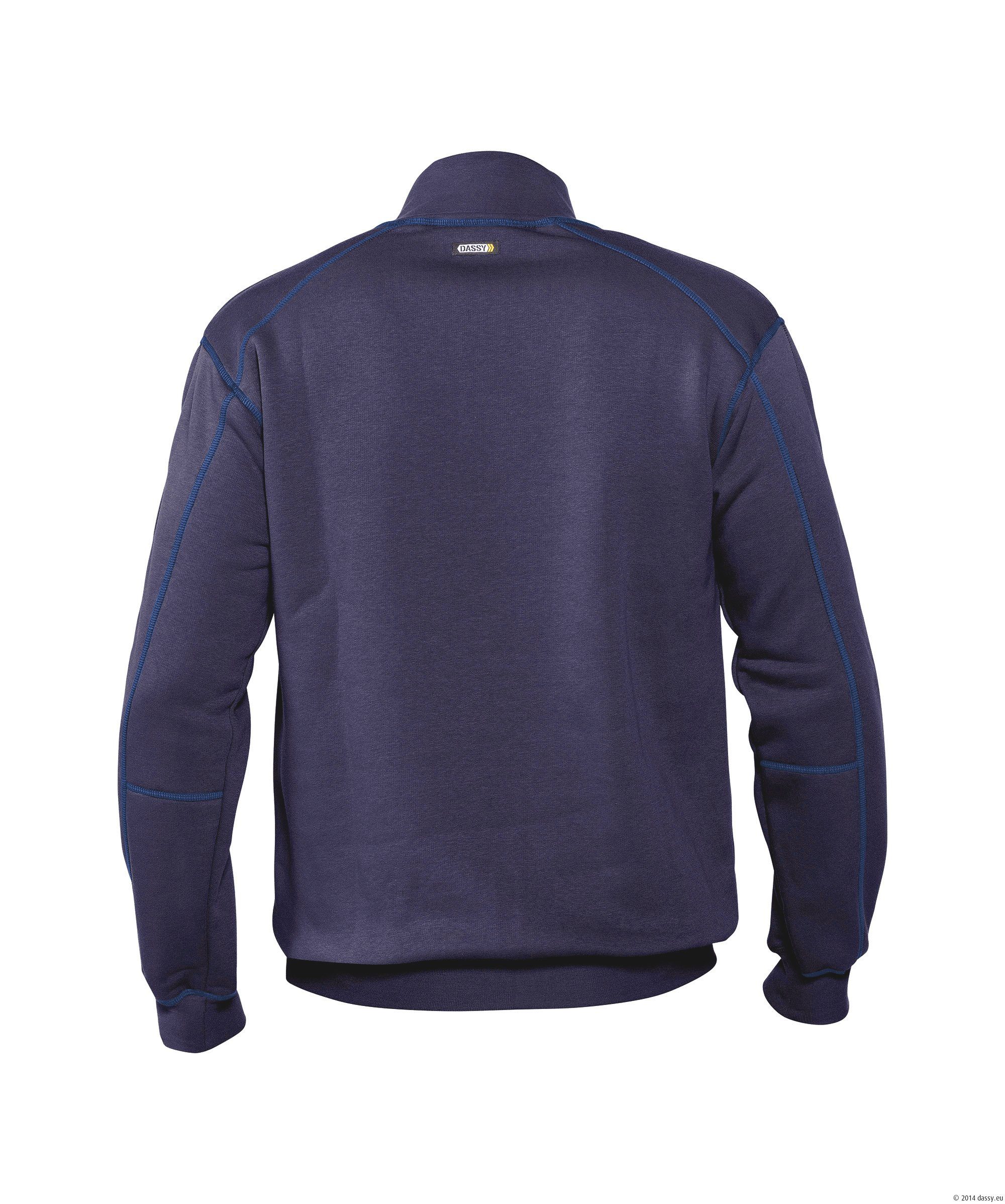 Dassy Sweatshirt Felix mit Reißverschluss und Kinnschutz