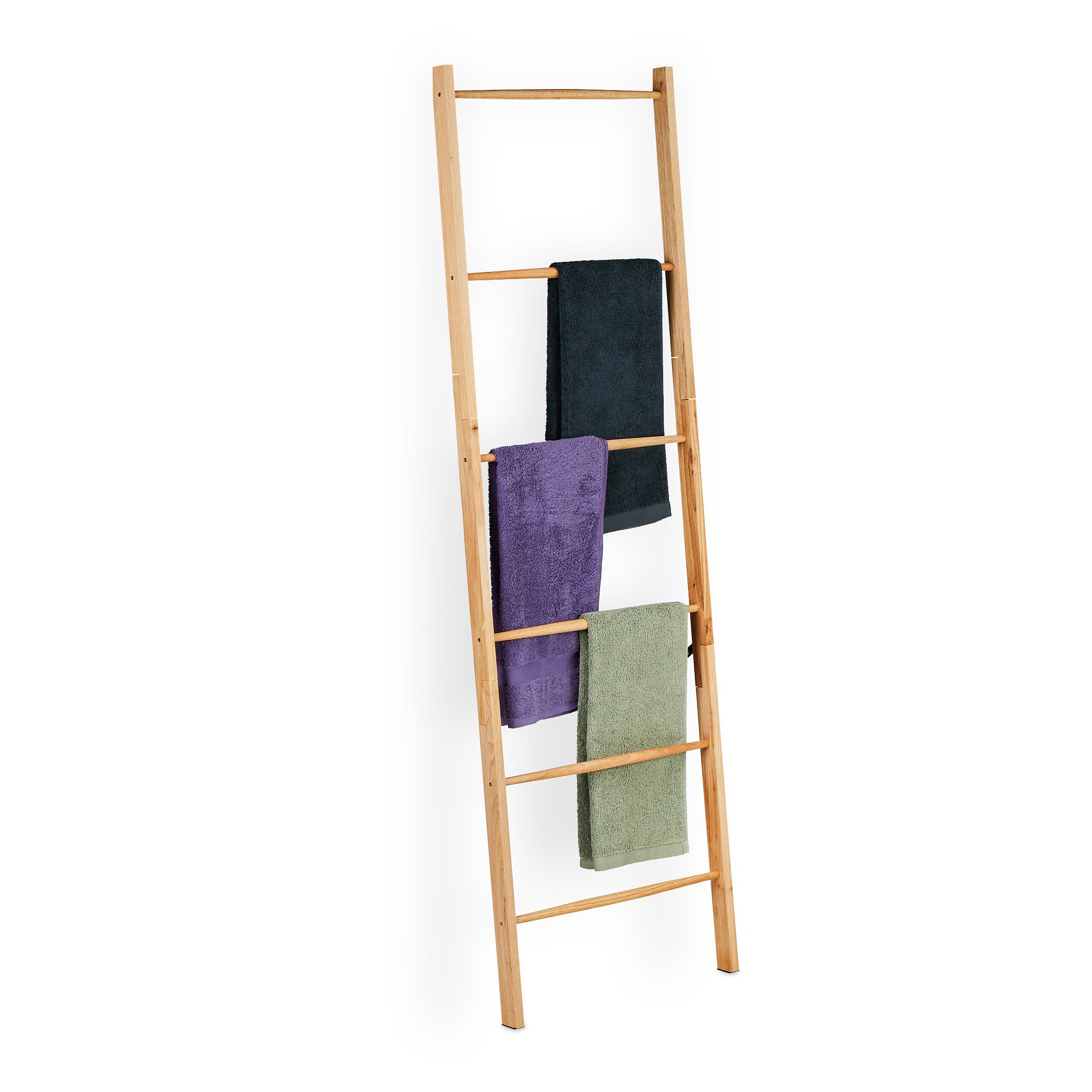 relaxdays Handtuchleiter Holz 6 Sprosse günstig online kaufen