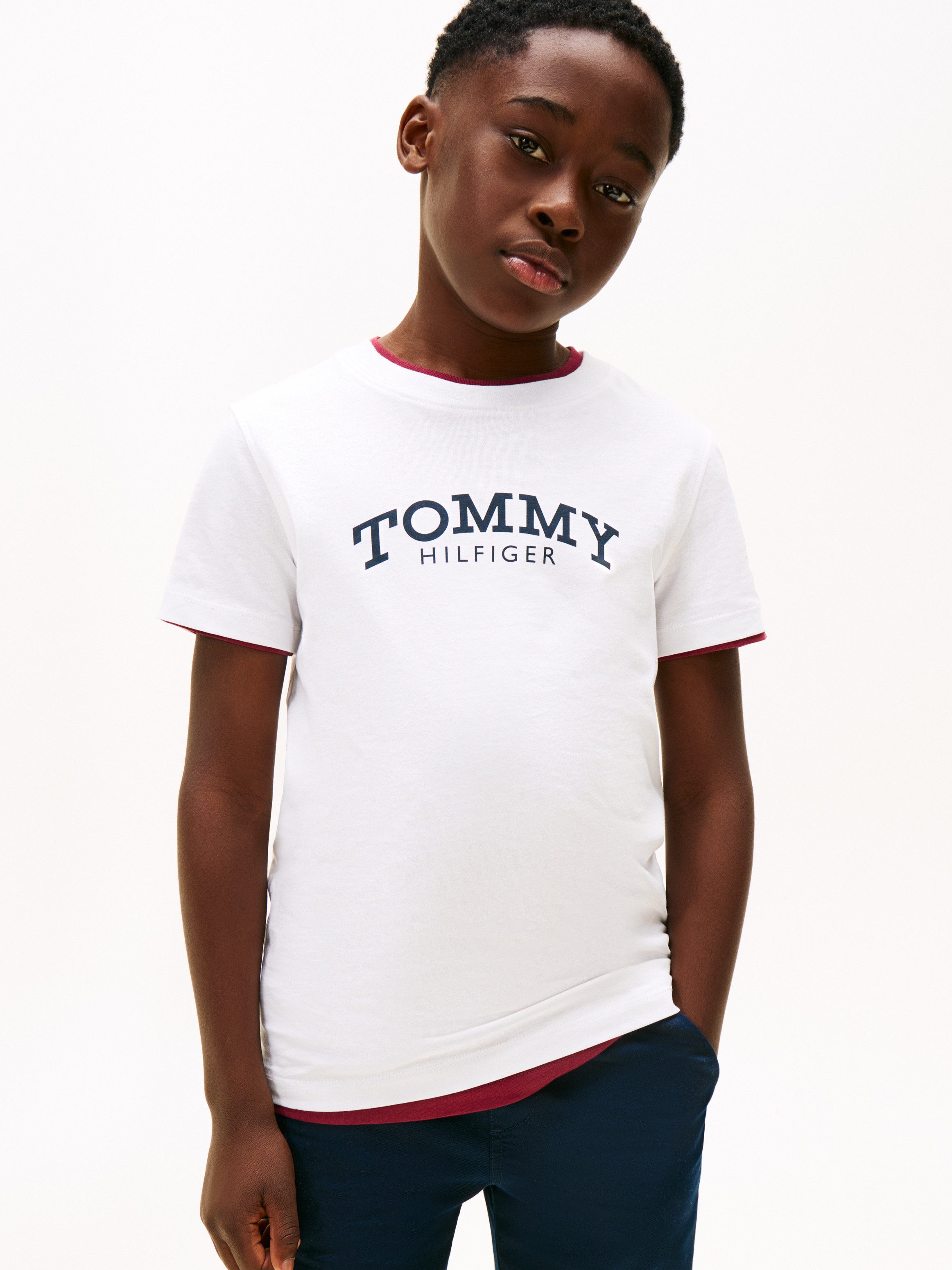 Tommy Hilfiger T-Shirt Regular fit, für Kinder bis 16 Jahre, Druck