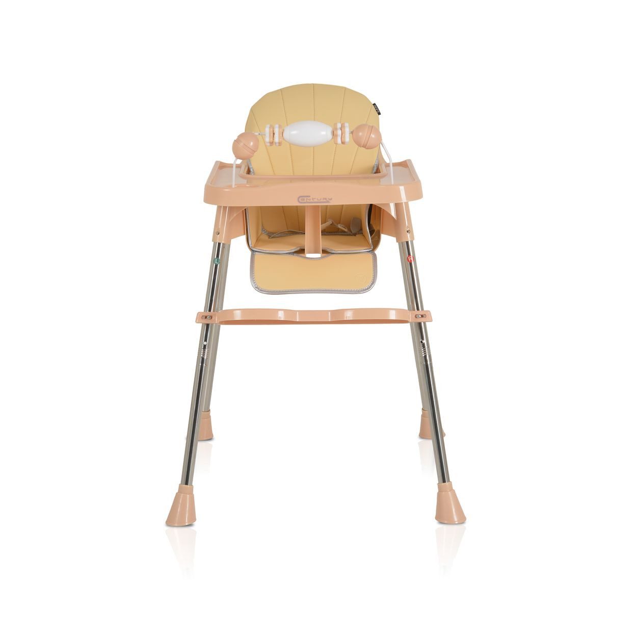 Moni Kombihochstuhl Kinderhochstuhl Century, Spielzeug, Tablett verstellbar, Gurt, Fußstütze