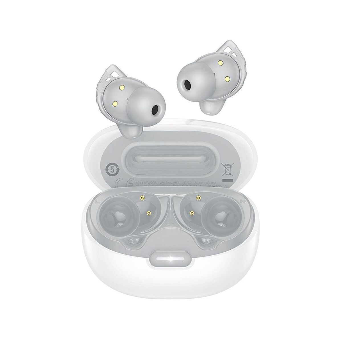 hoco. HOCO EW203 TWS Bluetooth Kopfhörer kabellos In-Ear Weiß Bluetooth-Kopfhörer