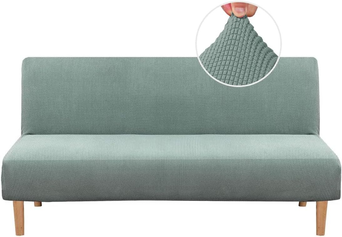 Coonoor Sofahusse Futonbezug ohne Armlehnen, Stretch-Sofabezug Maschinenwaschbar