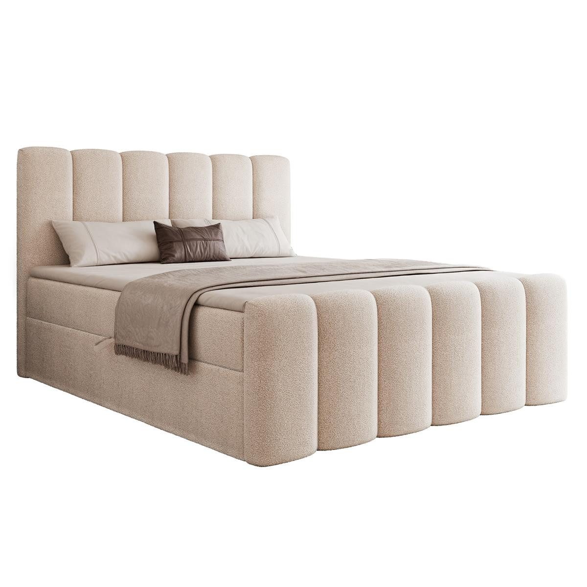 Compleo Boxspringbett BUBBLE, Wolkenbett, Bequem, Bonell, günstig online kaufen